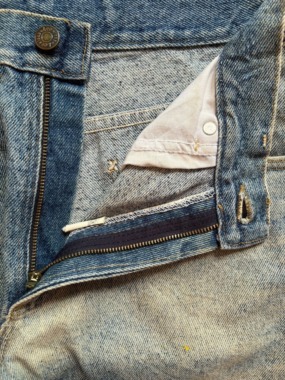 Lee SALES🔥Vintage Lee Rusty Mud Wash Distressed Loose Jeans Size US 29 - 9 Thumbnail