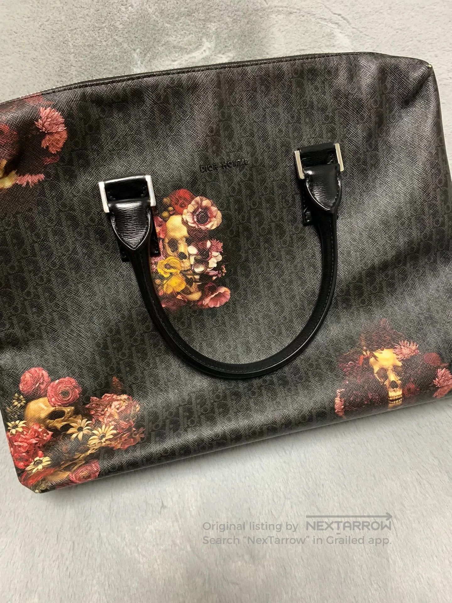 Dior Dior Homme Floral Skull Tote Bag. Size ONE SIZE - 1 Thumbnail