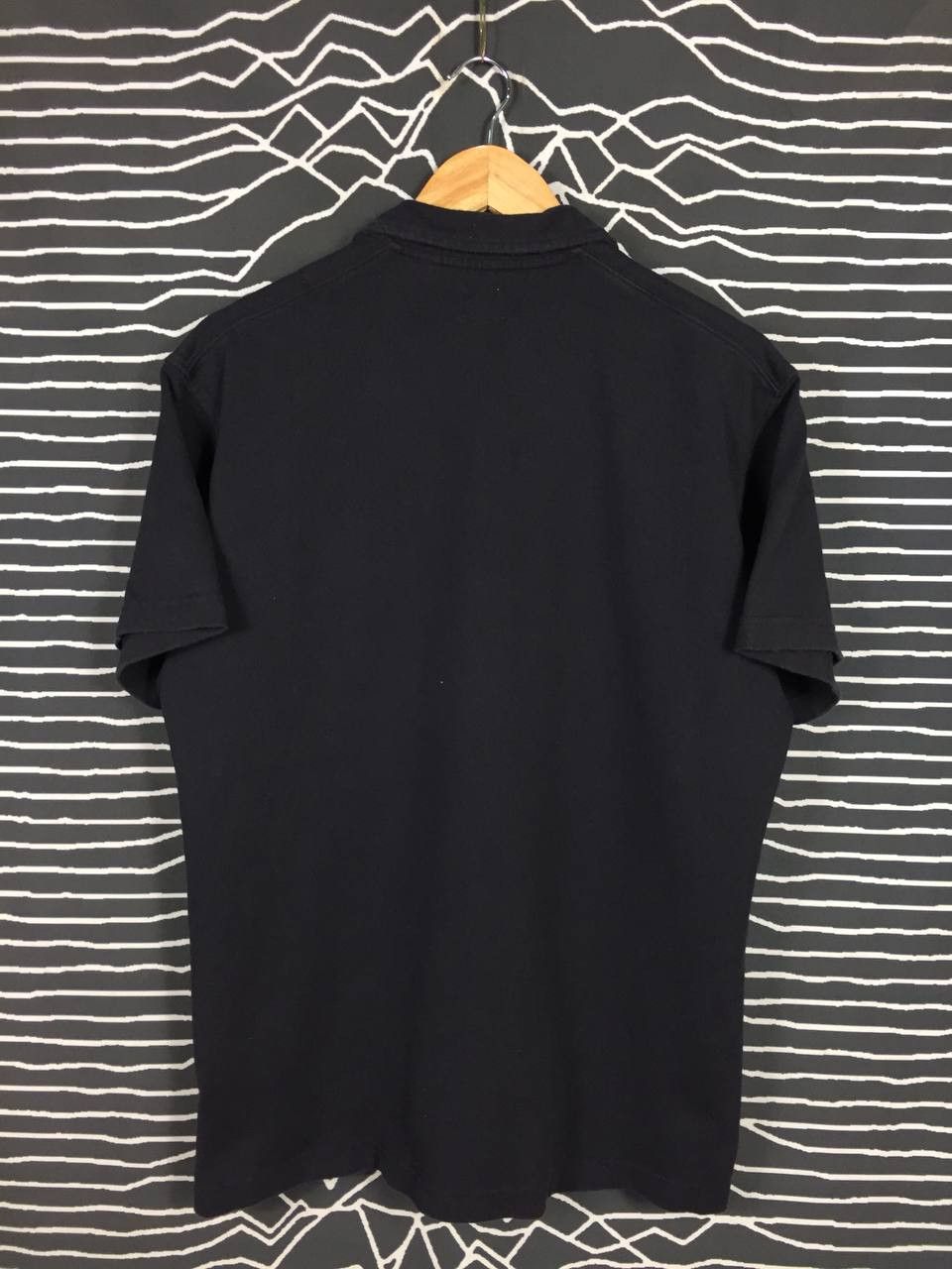 Engineered Garments × Uniqlo Engineered Garments x Uniqlo Solid Black Collar Polo Tee Size US M / EU 48-50 / 2 - 5 Thumbnail