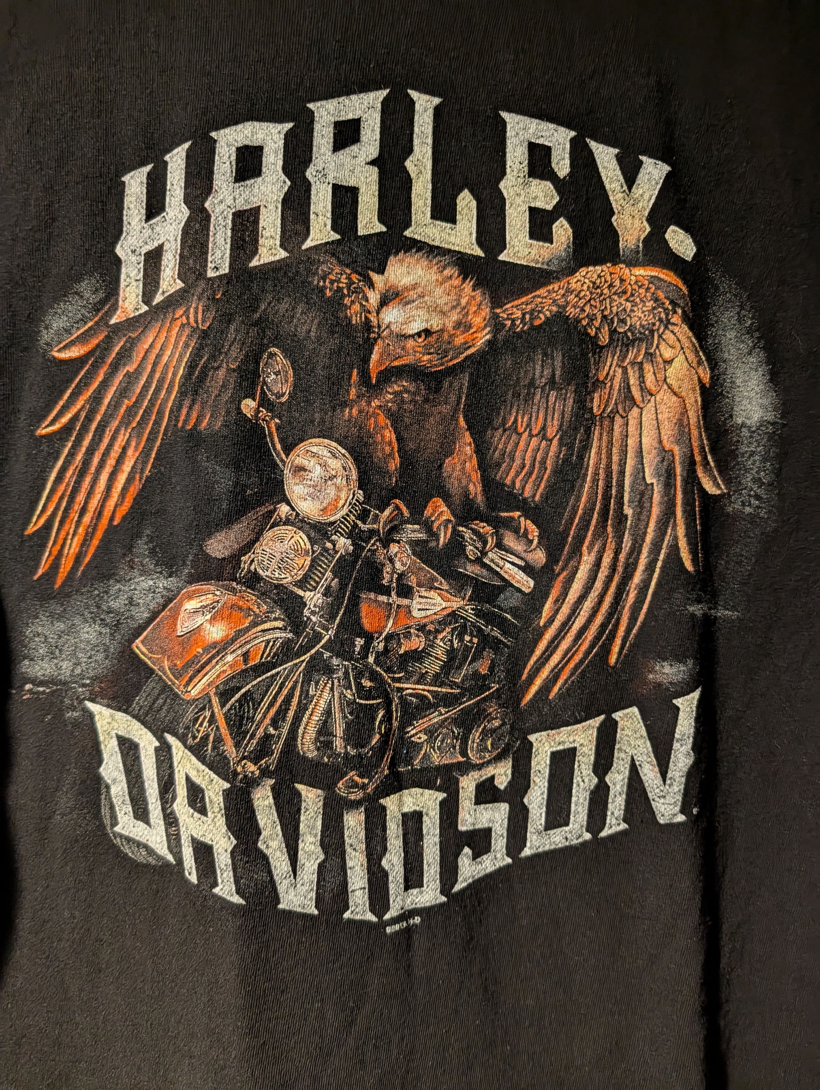 Harley Davidson Harley Davidson Motorcycle Eagle Animal Nature T-Shirt Size US M / EU 48-50 / 2 - 2 Thumbnail