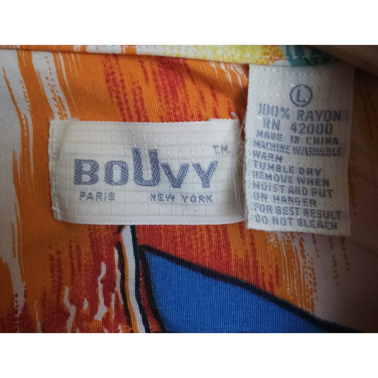 Other Vintage Bouvy Windsurfing Sail Surf Hawaiian Button Up Shirt Size US L / EU 52-54 / 3 - 5 Thumbnail