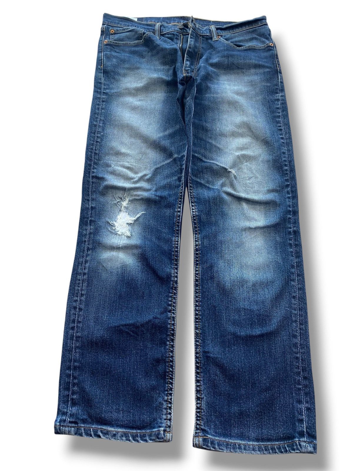 Levi's Vintage Levi’s 541 Acid Dark Faded Wash Style Ripped Jeans Size US 34 / EU 50 - 1 Thumbnail