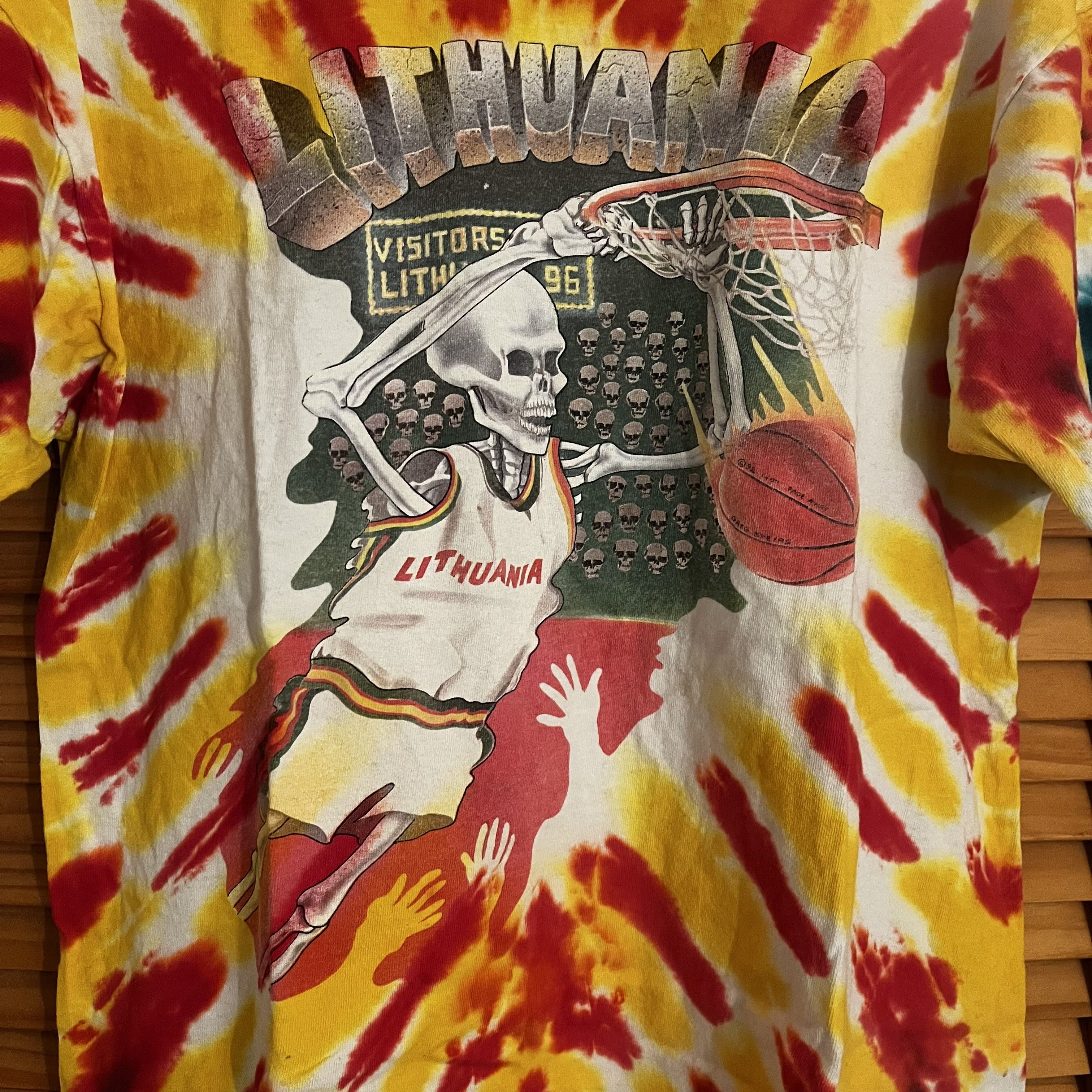 Liquid Blue Vintage 1992 Grateful Dead Lithuania T-Shirt Size US L / EU 52-54 / 3 - 2 Thumbnail