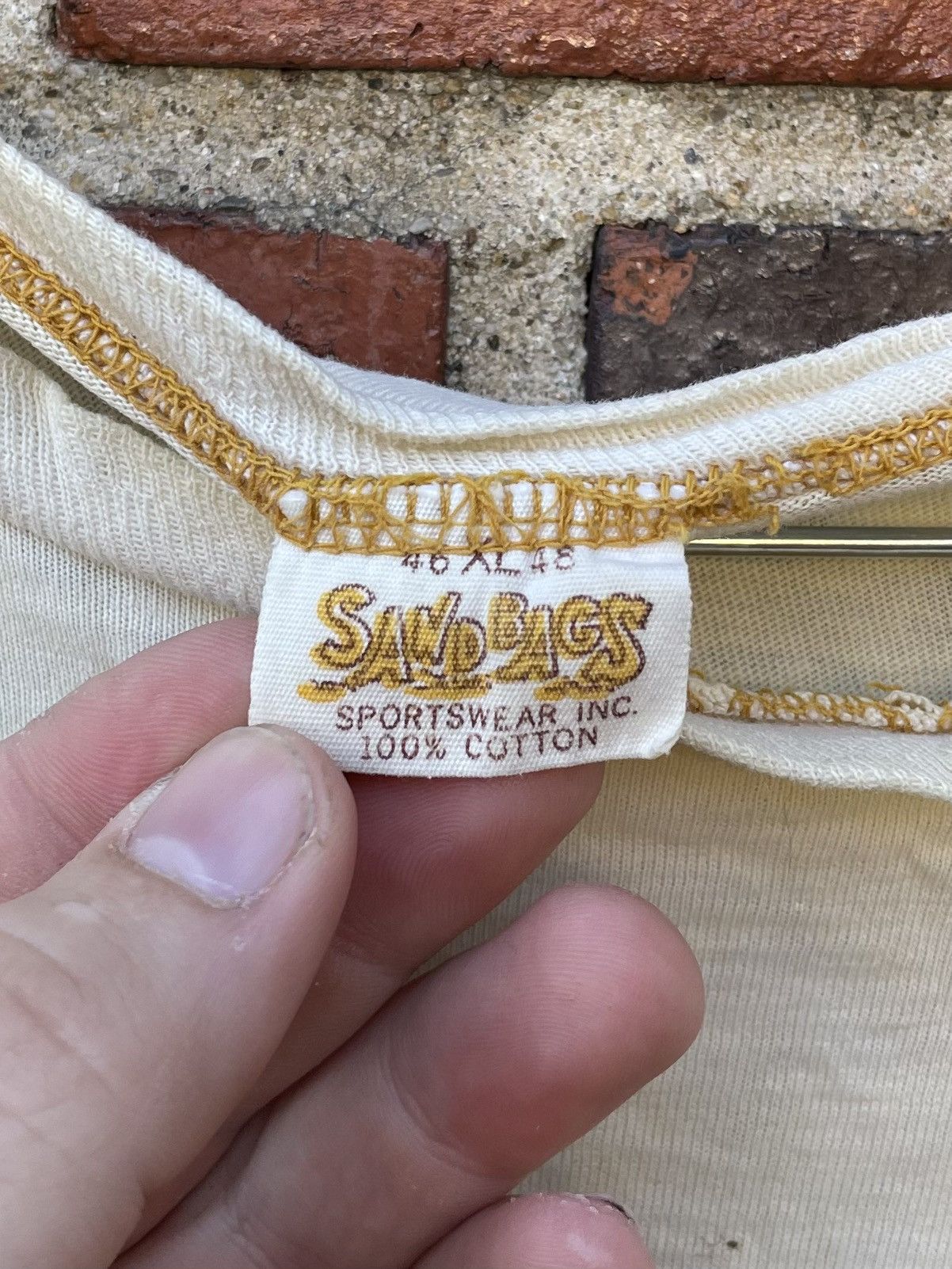 Vintage Vintage 60s Sand Bags Banquet Coors Beer Double Sided shirt Size US XL / EU 56 / 4 - 2 Thumbnail