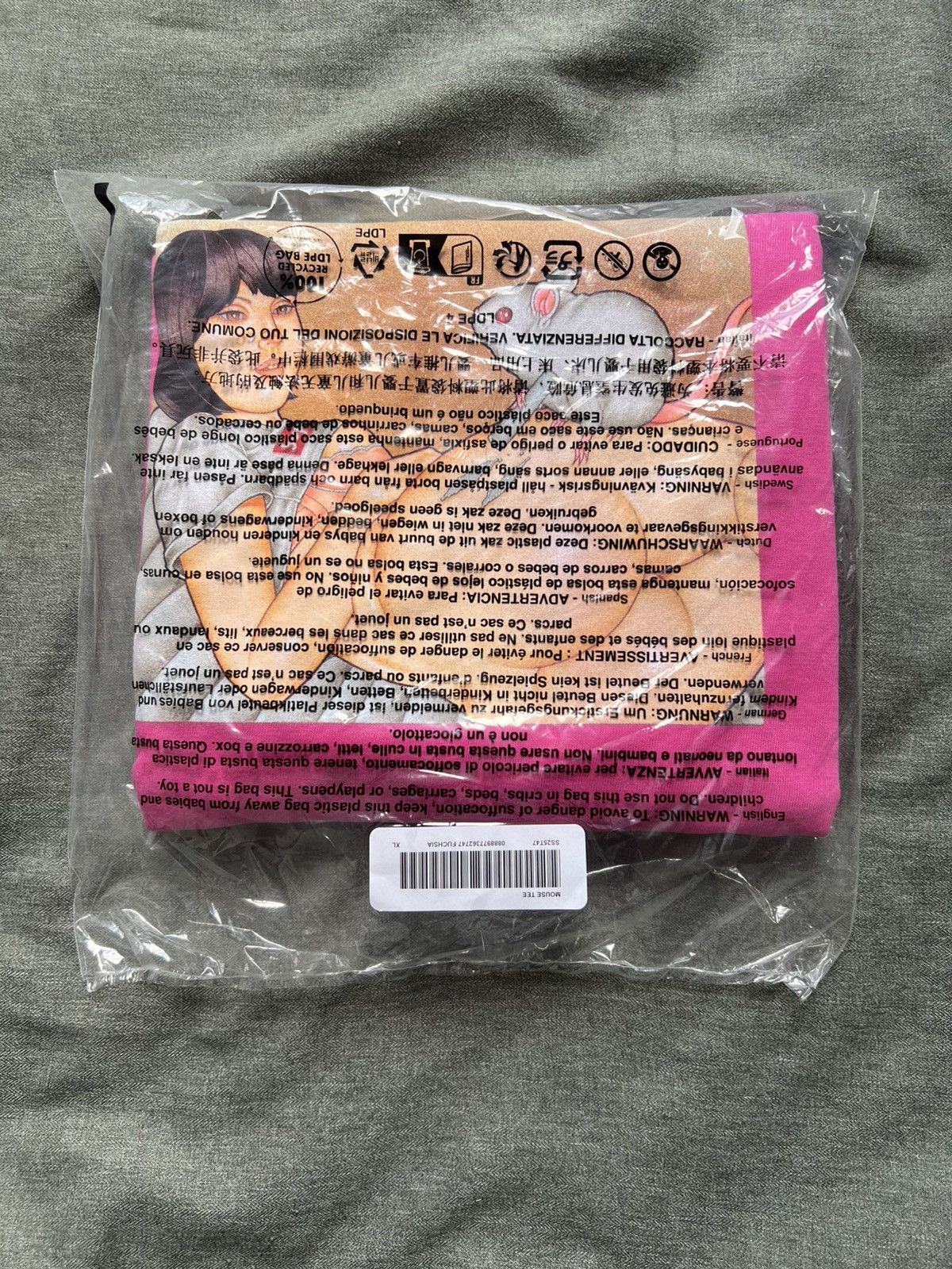 Supreme Supreme Mouse Tee Size US XL / EU 56 / 4 - 2 Thumbnail