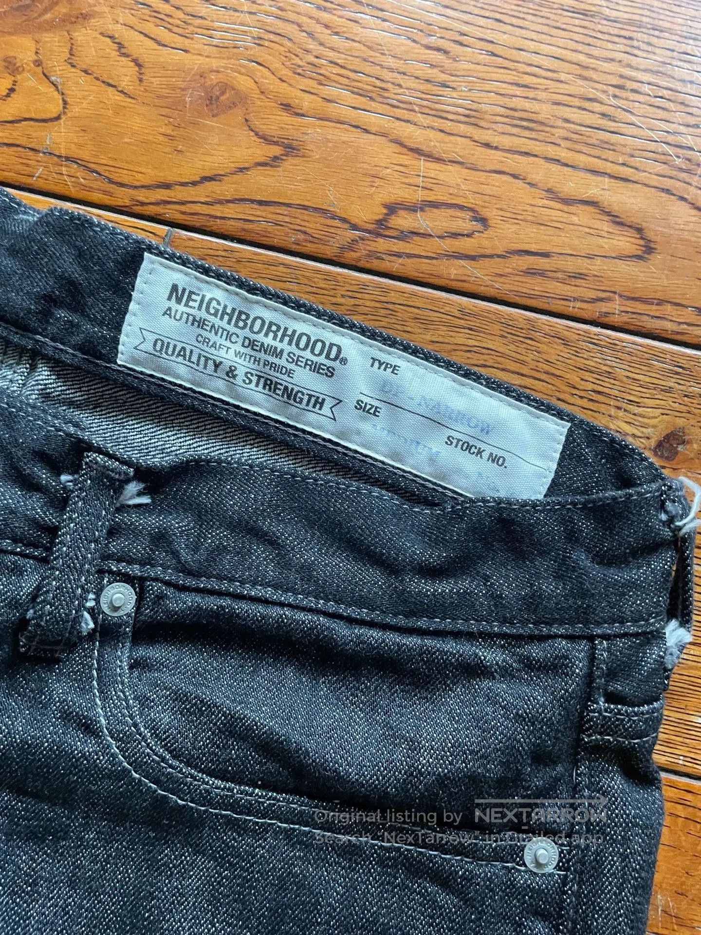 Neighborhood NEIGHBORHOOD RIGID.DP NARROW Jeans 14ss. Size US 29 - 3 Thumbnail