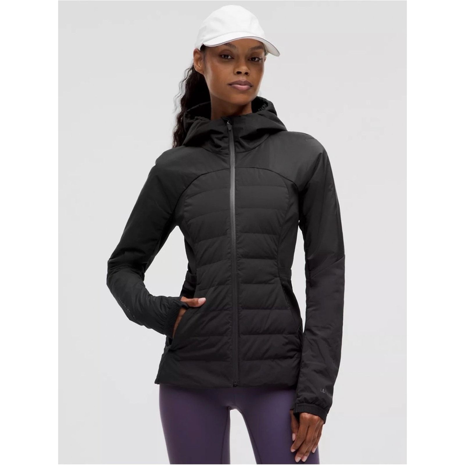 Lululemon lululemon athletica Black Down for It All Running Jacket Size M / US 6-8 / IT 42-44 - 1 Thumbnail