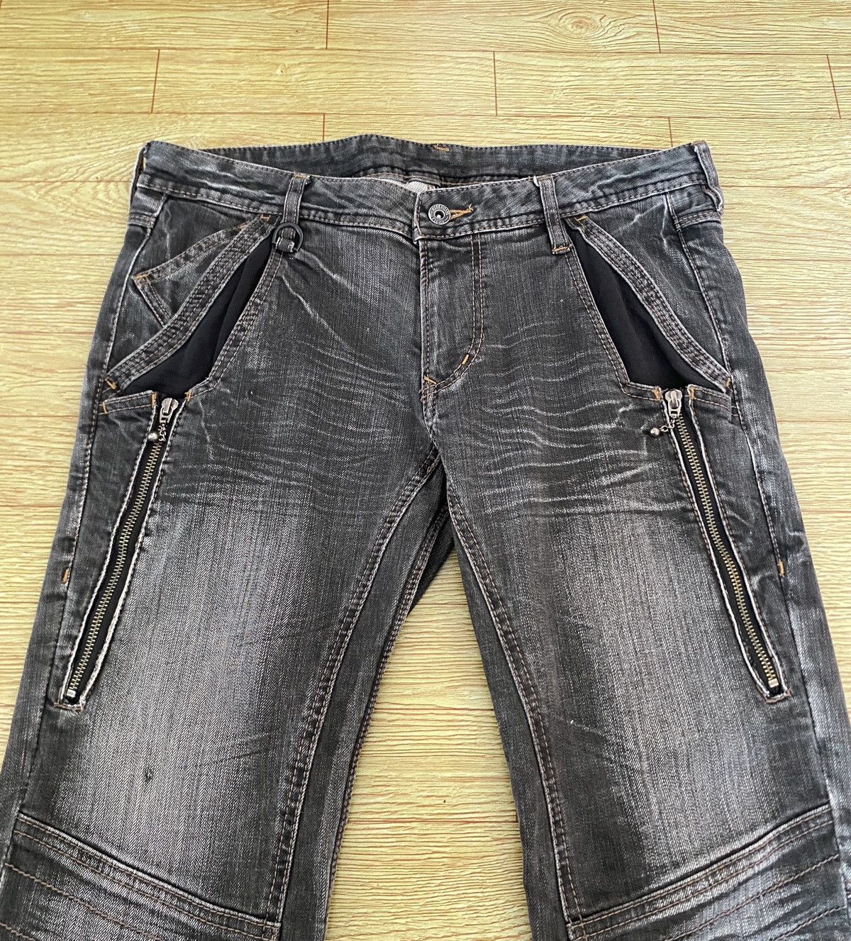HIDEAWAYS Very Rare Vintage Japanese Brand Hideaways Jeans 1990s Size US 32 / EU 48 - 3 Thumbnail