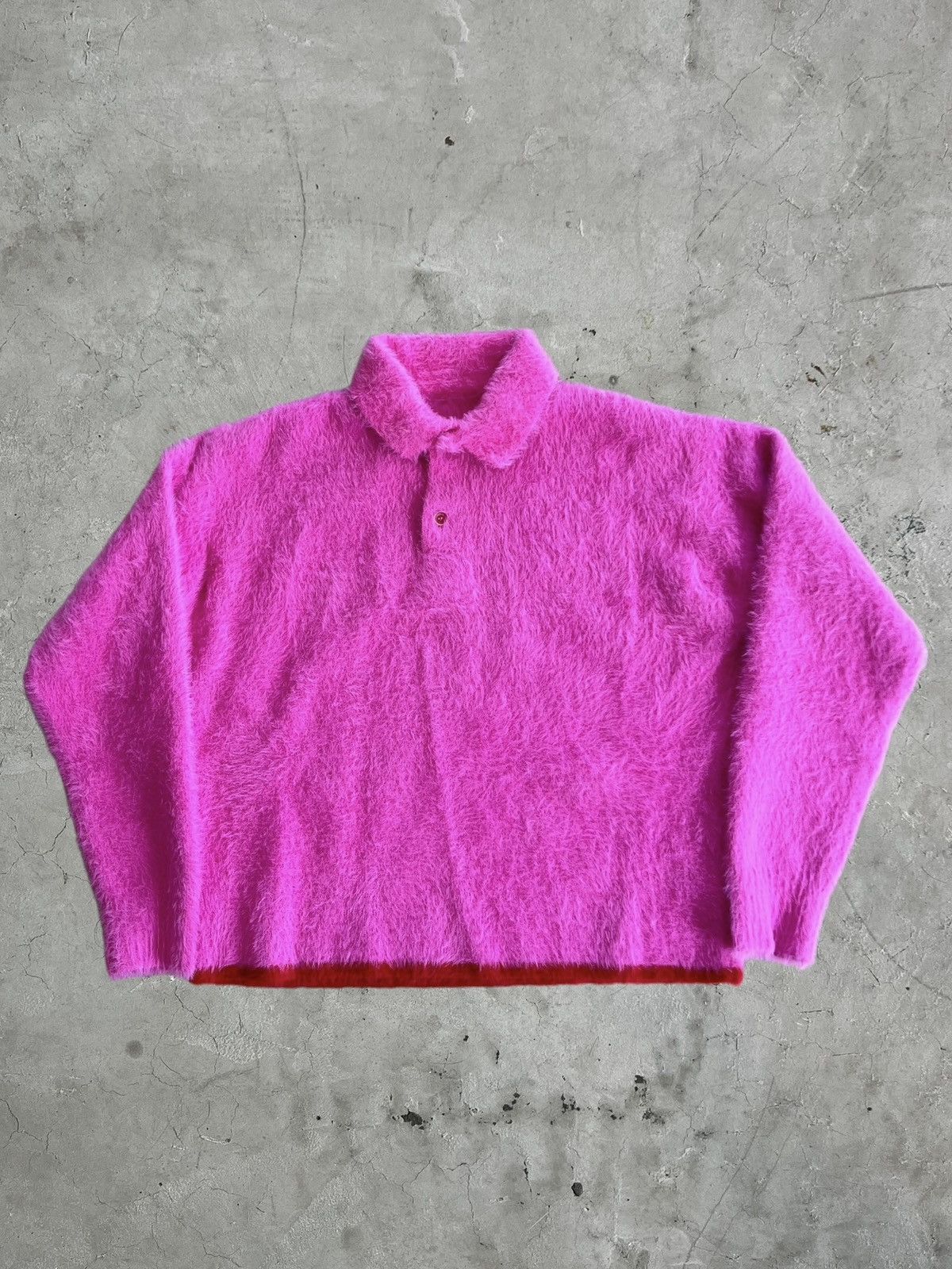 image of Jacquemus Le Polo Neve in Pink, Men's (Size Small)