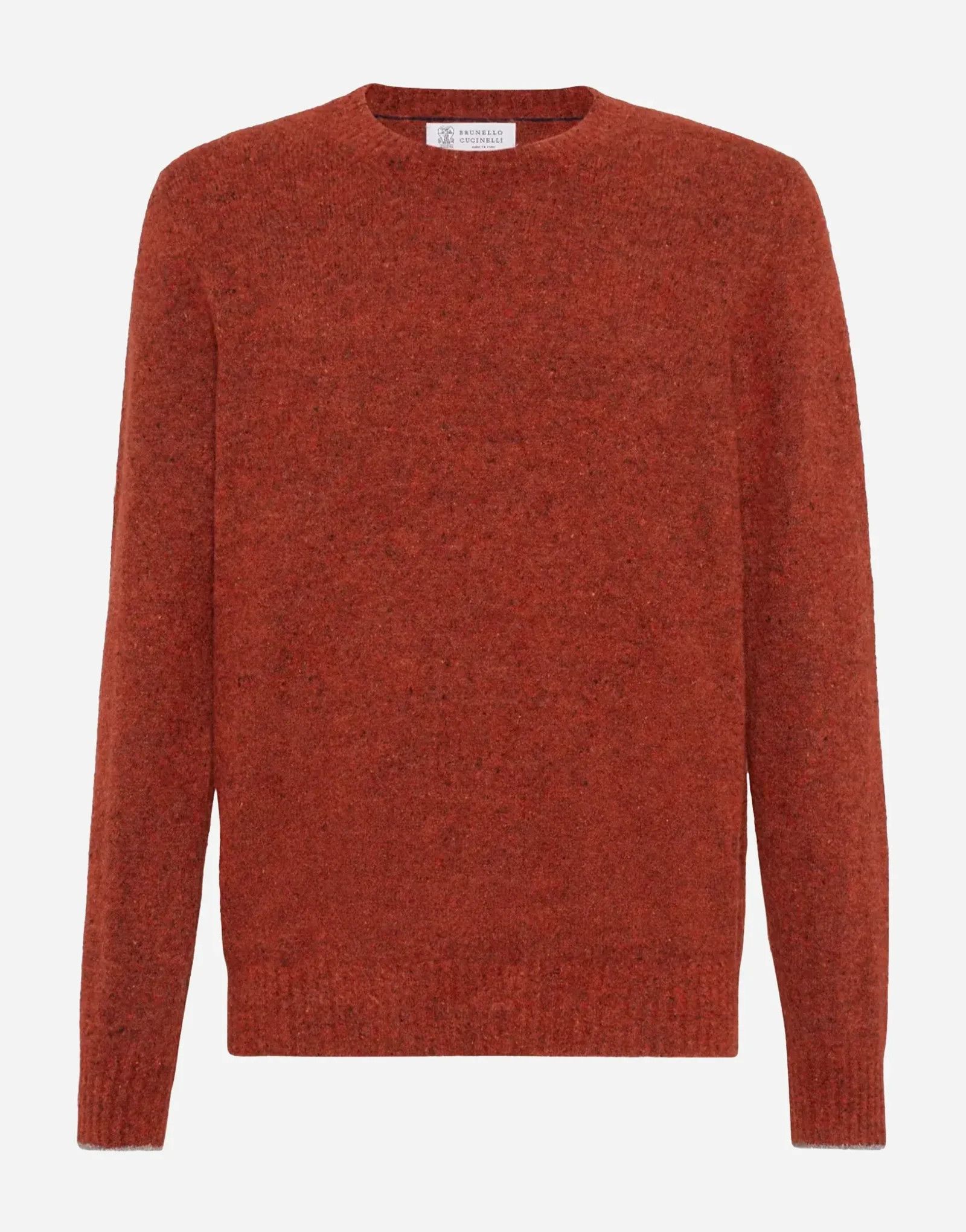 Brunello Cucinelli o1y0526 Cashmere Blend Sweater in Brick Size US M / EU 48-50 / 2 - 1 Thumbnail