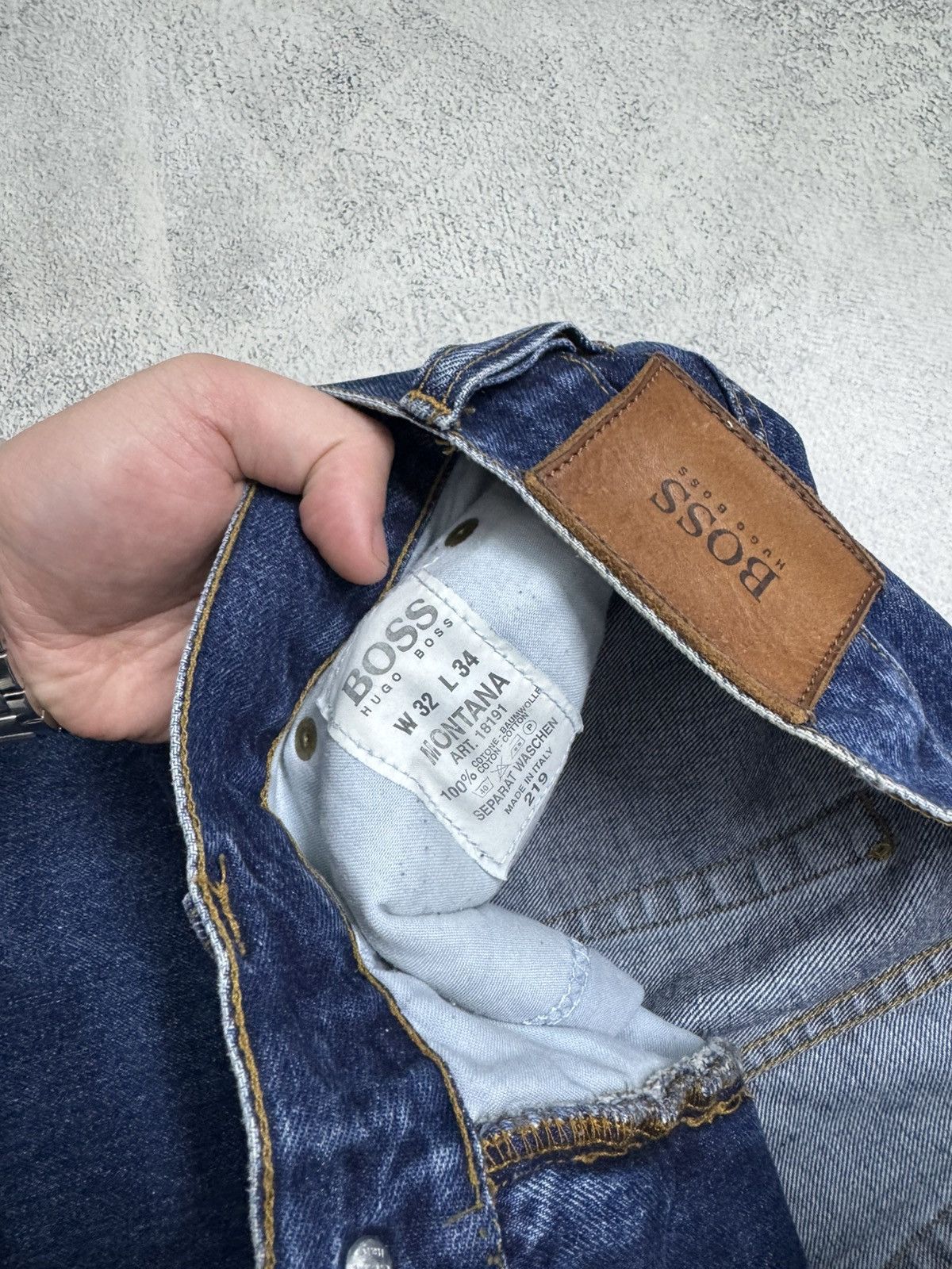 Hugo Boss Vintage Hugo Boss Denim Jeans Size US 34 / EU 50 - 12 Thumbnail