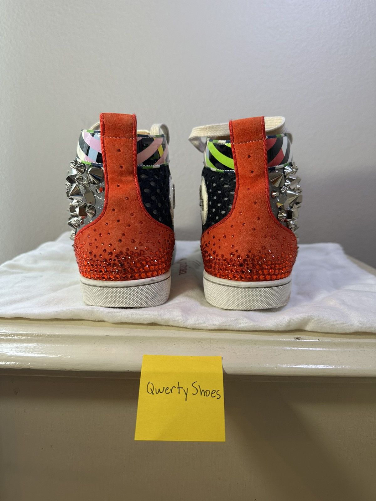 Christian Louboutin Christian Louboutin Rockstud Hightop Size US 8 / IT 38 - 2 Thumbnail
