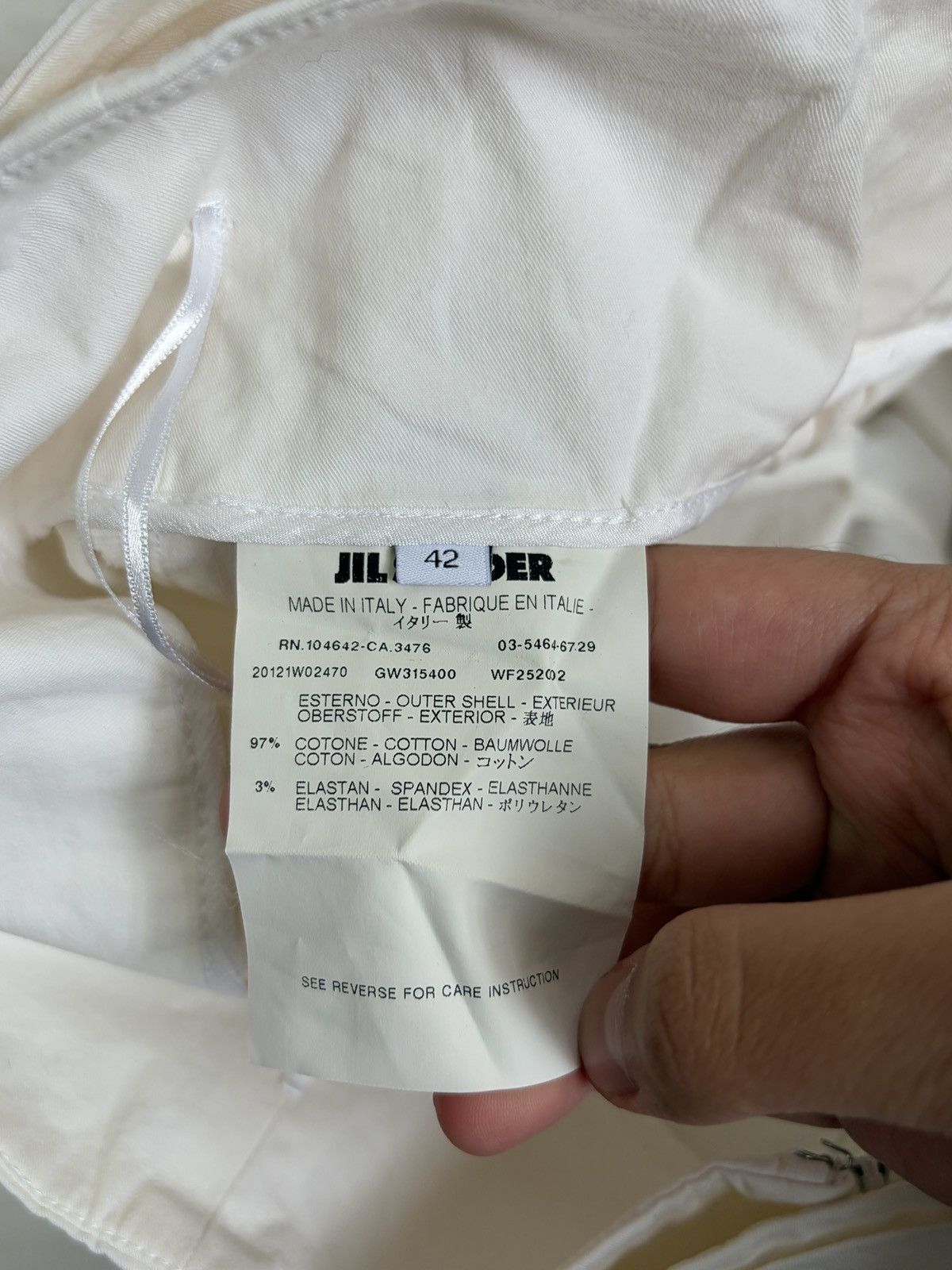 Jil Sander Jil Sander Tie Waist Wrap Trousers White IT 42 Size 28" / US 6 / IT 42 - 4 Thumbnail