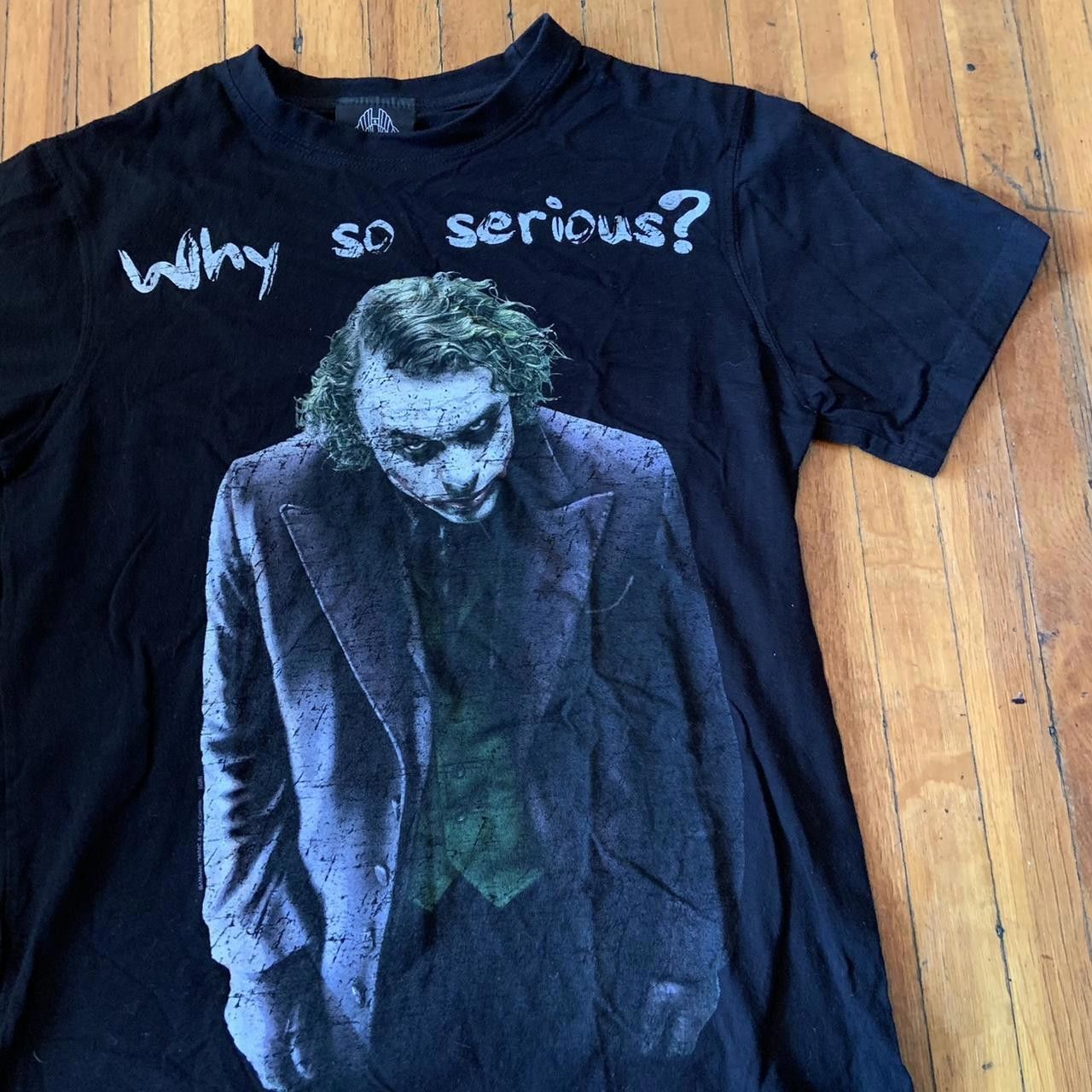 Designer The Dark Knight Why So Serious Joker T Shirt Small Size US S / EU 44-46 / 1 - 1 Thumbnail