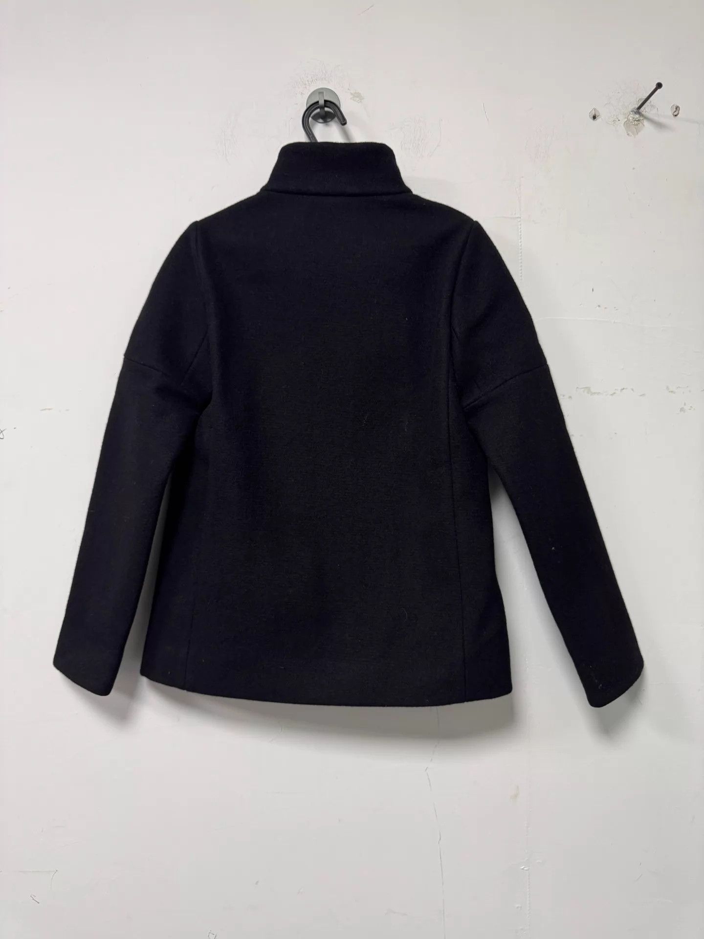 Chloe Chloe Wool Blend Double Breasted Black Short Jacket T34 Size XXS / US 00 / IT 34 - 2 Thumbnail