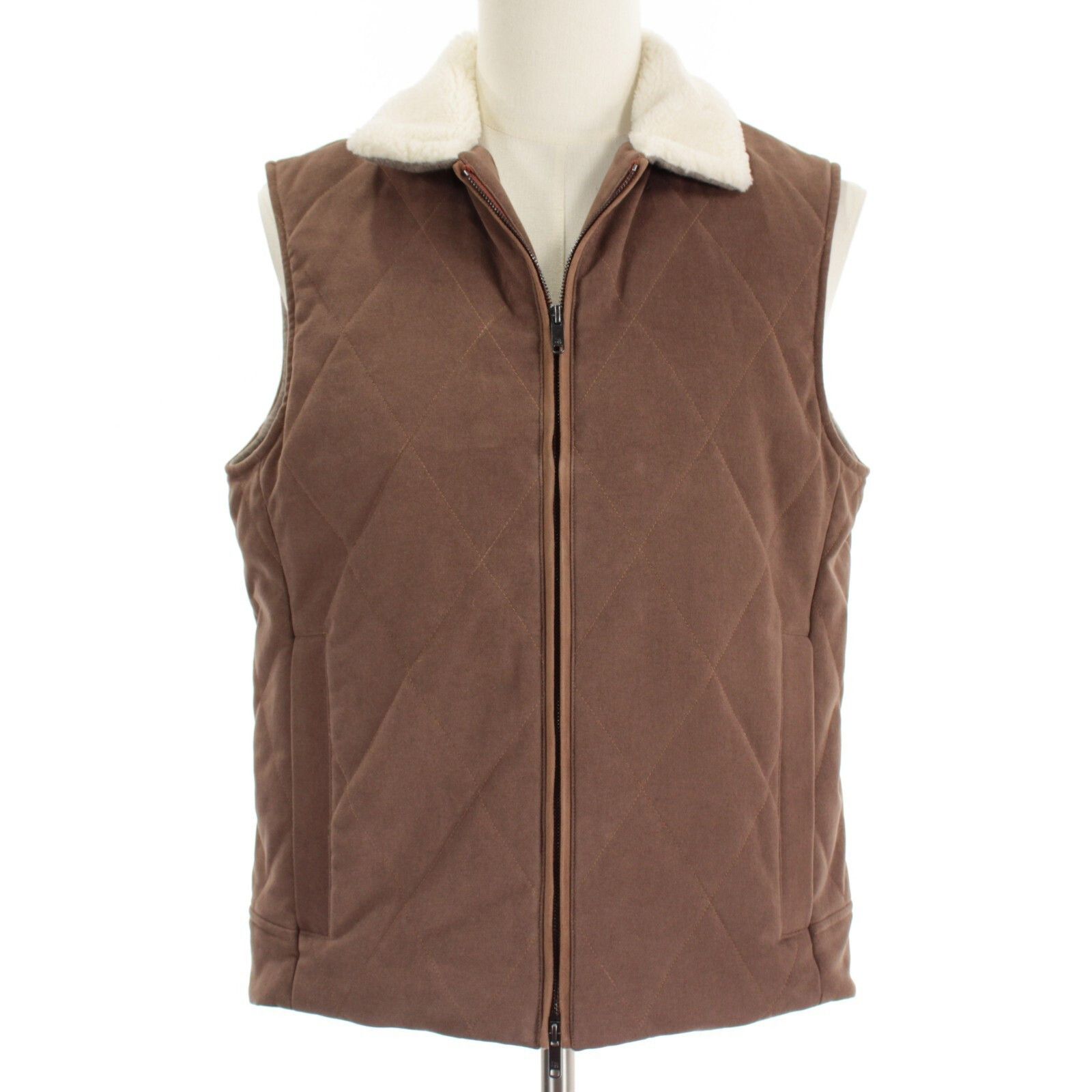 Luciano Barbera Luciano Barbera Vest Size M US In Brown Cotton Size US M / EU 48-50 / 2 - 1 Thumbnail