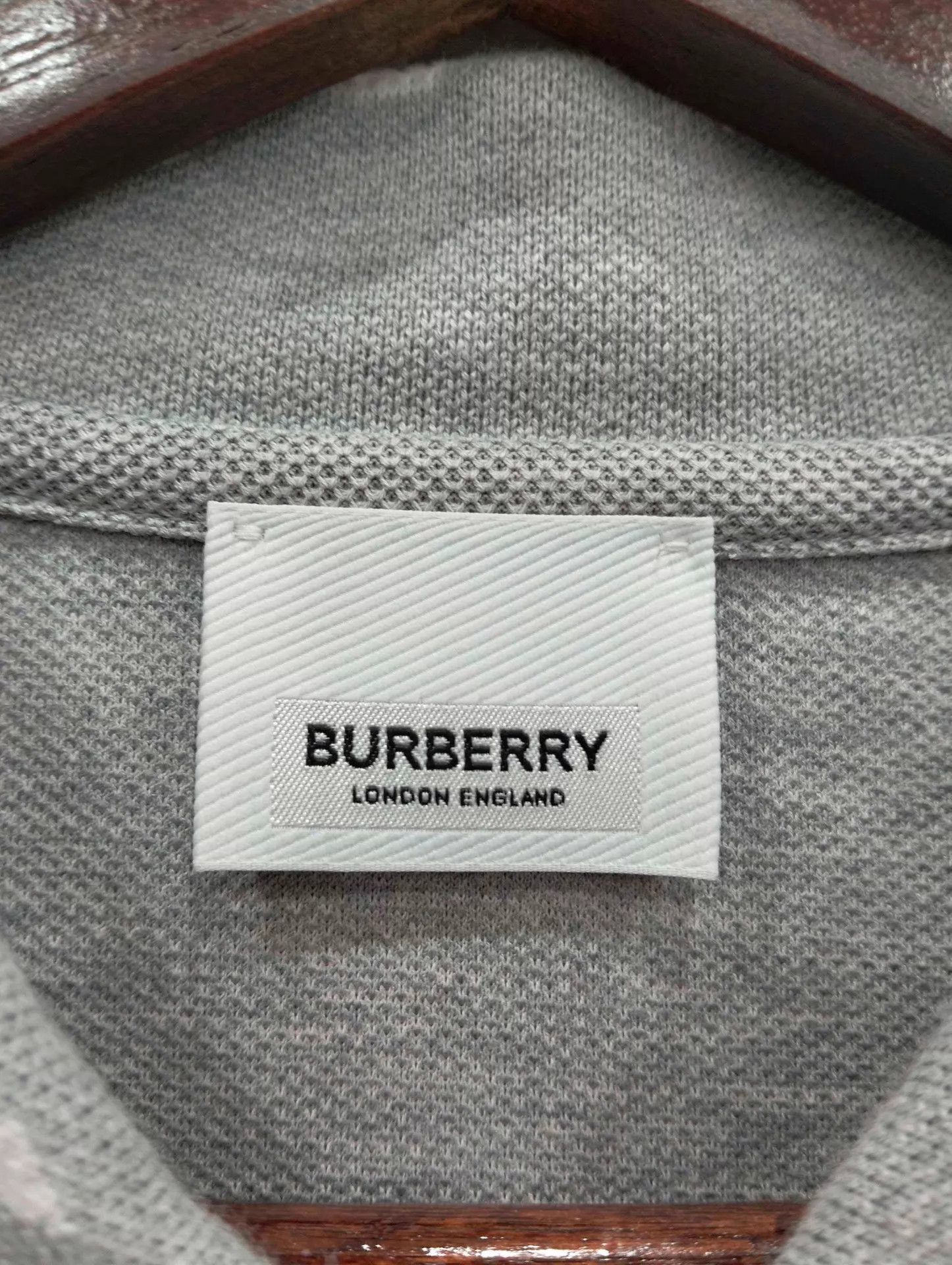Burberry Burberry Gray Logo Short Sleeve Polo Shirt M 95 New Size US M / EU 48-50 / 2 - 4 Thumbnail