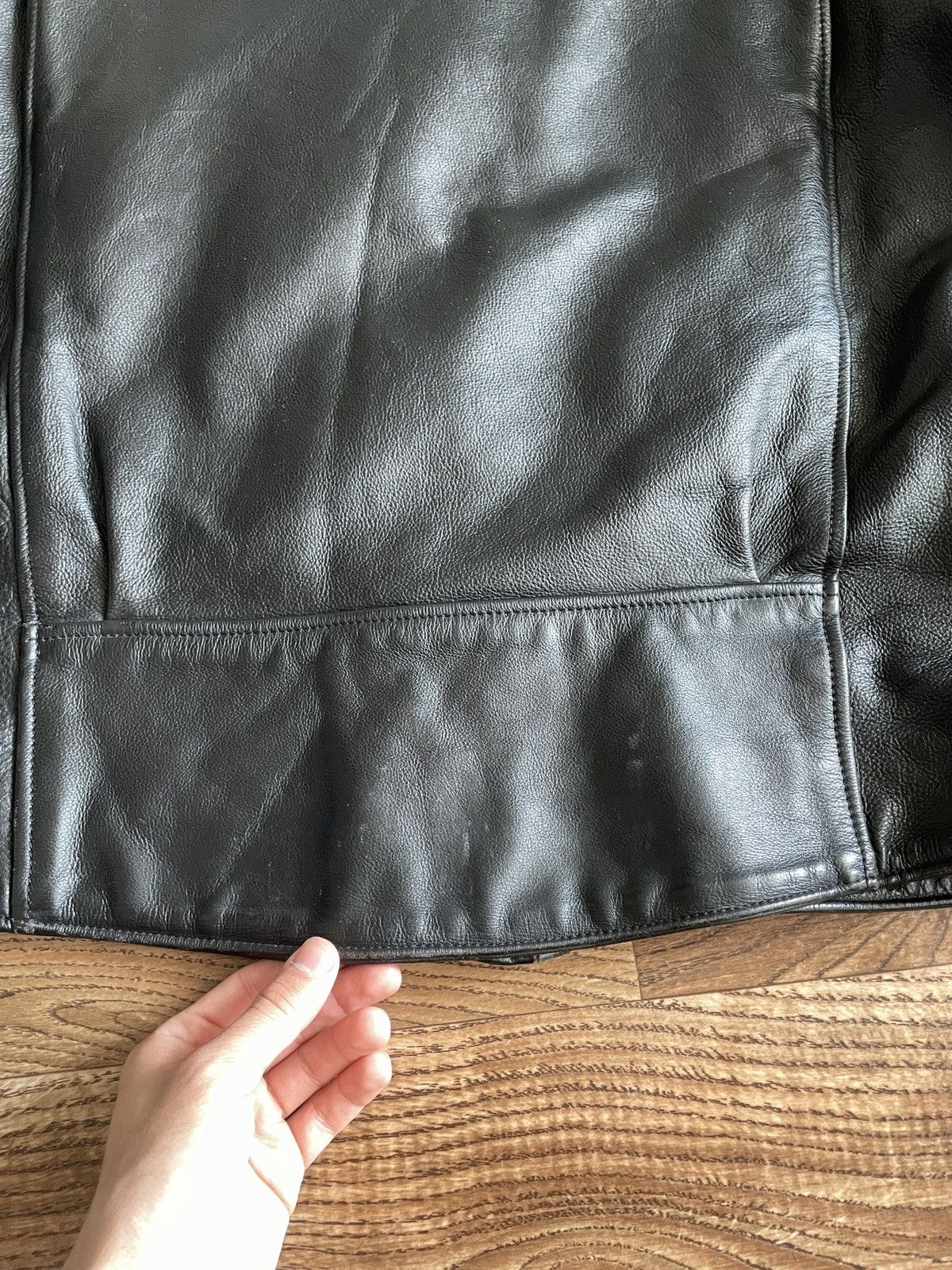 Harley Davidson × Vintage CRAZY HARLEY DAVIDSON LEATHER JACKET Size US XL / EU 56 / 4 - 15 Thumbnail