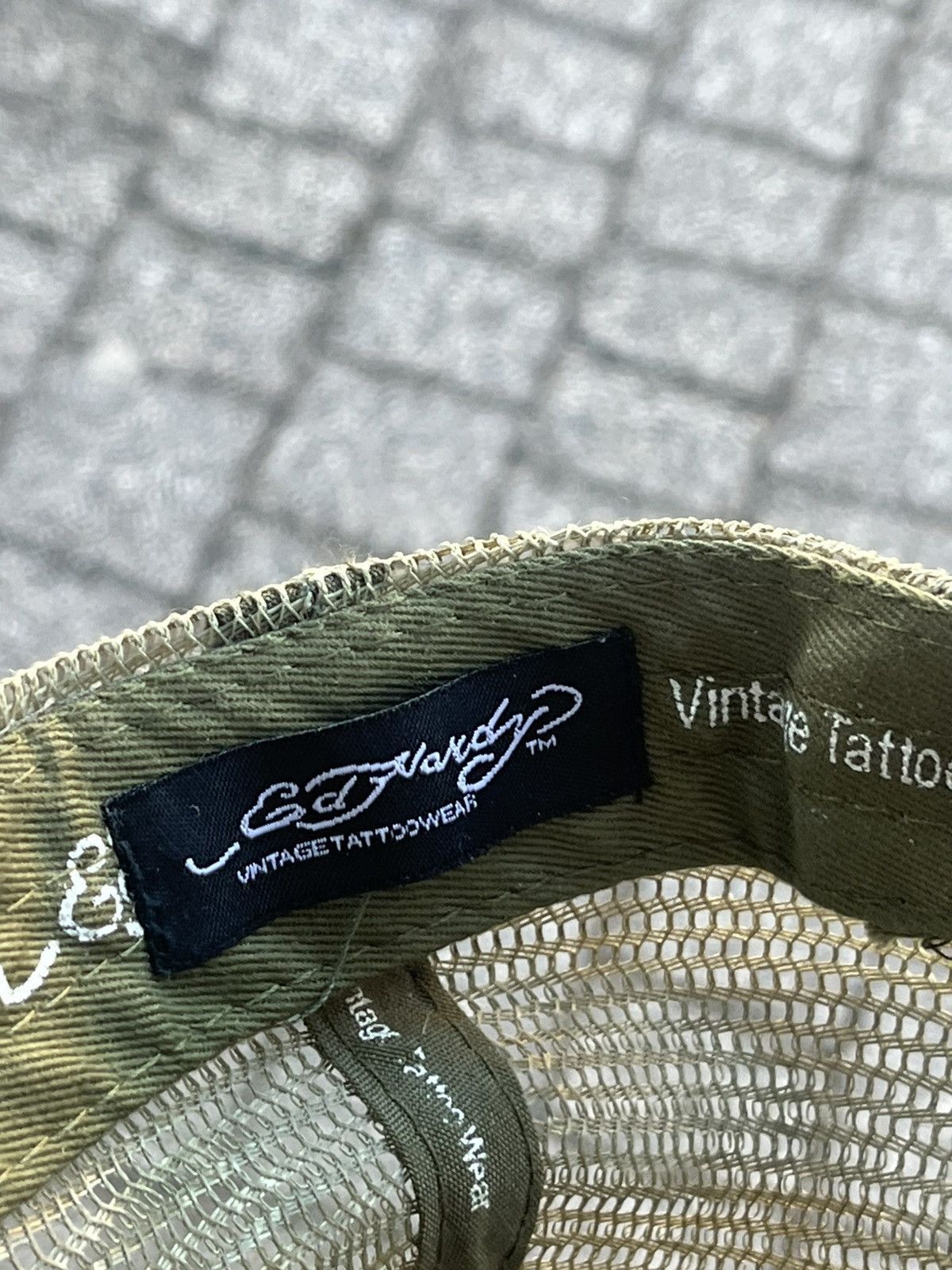 Christian Audigier × Ed Hardy × Vintage Mens Vintage Ed Hardy Cap Christian Audigier skull skeleton Size ONE SIZE - 6 Thumbnail