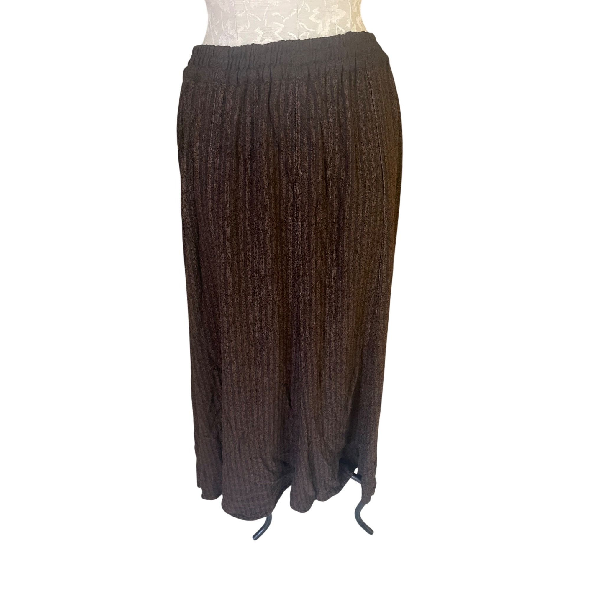 Other Tienda Ho Womens Skirt One Size Brown Maxi Size 29" - 9 Thumbnail