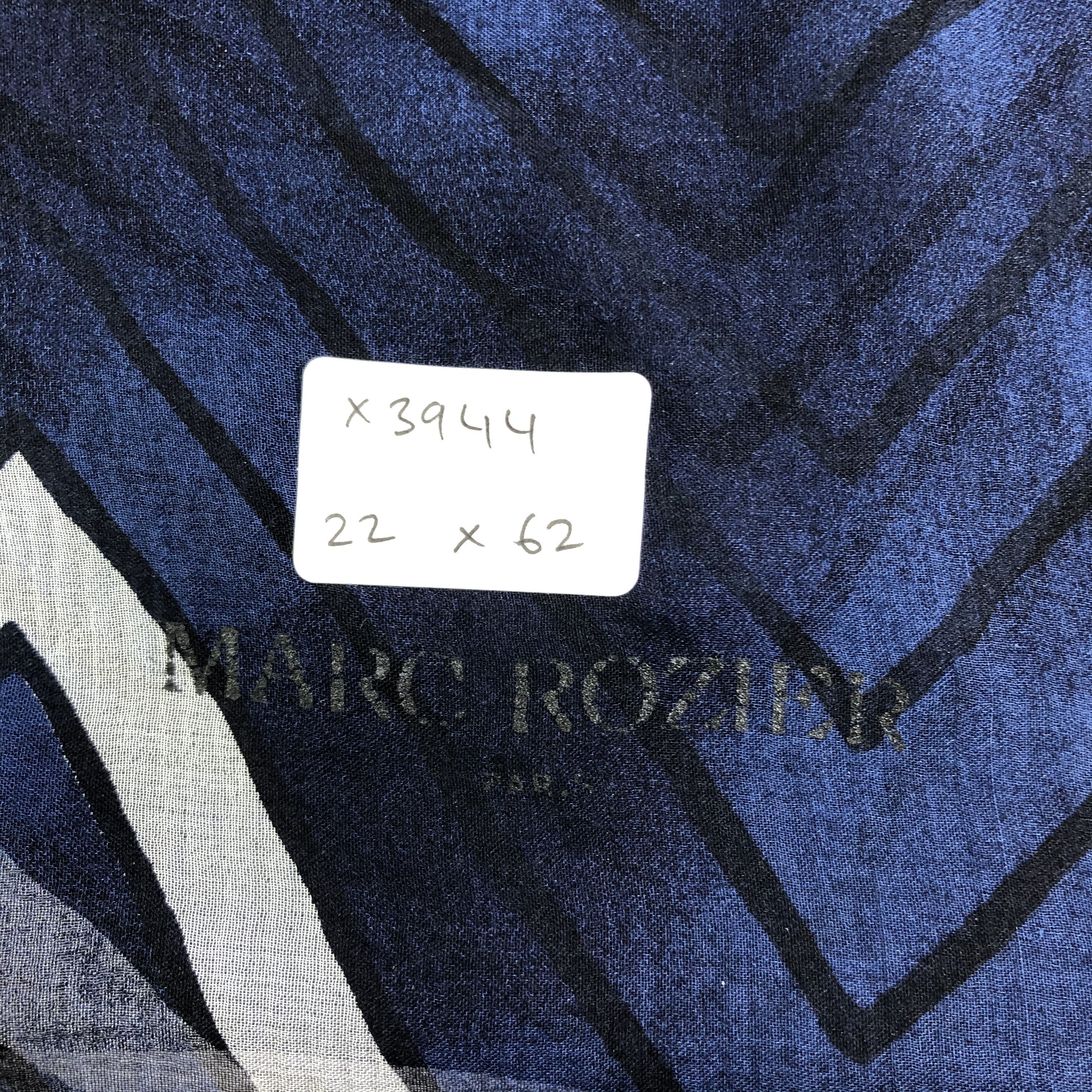 Vintage Vintage Marc Rozier Silk Scarf Size ONE SIZE - 7 Thumbnail