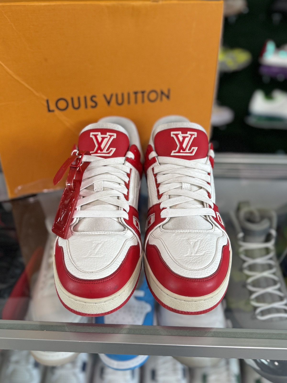 Louis Vuitton Louis Vuitton Trainer White Red ‘Product Red’ Size US 9.5 / EU 42-43 - 8 Thumbnail