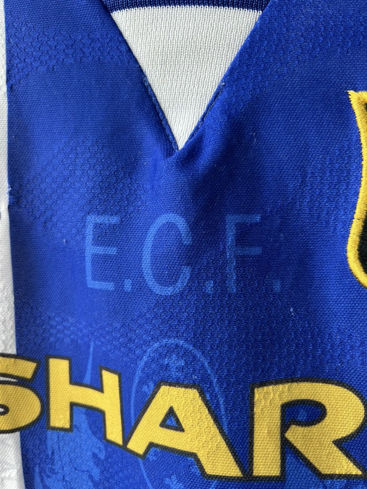 Umbro 1994/96 MANCHESTER UNITED #10 HUGHES SOCCER JERSEY SZ BOYS Size US XXS / EU 40 - 10 Thumbnail