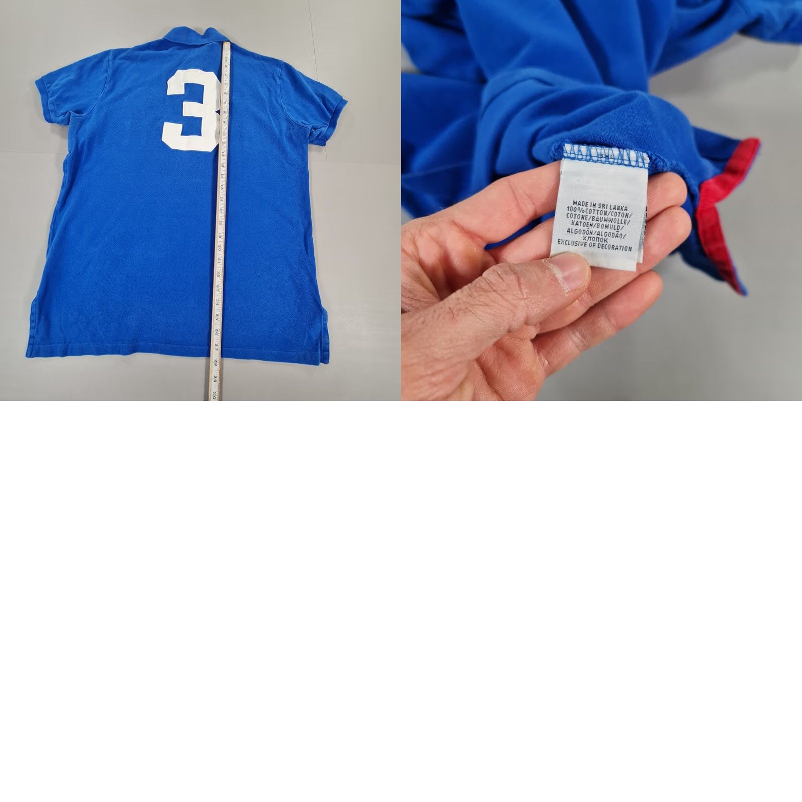 Polo Ralph Lauren Polo Ralph Lauren Shirt Mens L Blue Double Big Pony LXVII Preppy Size US L / EU 52-54 / 3 - 8 Thumbnail