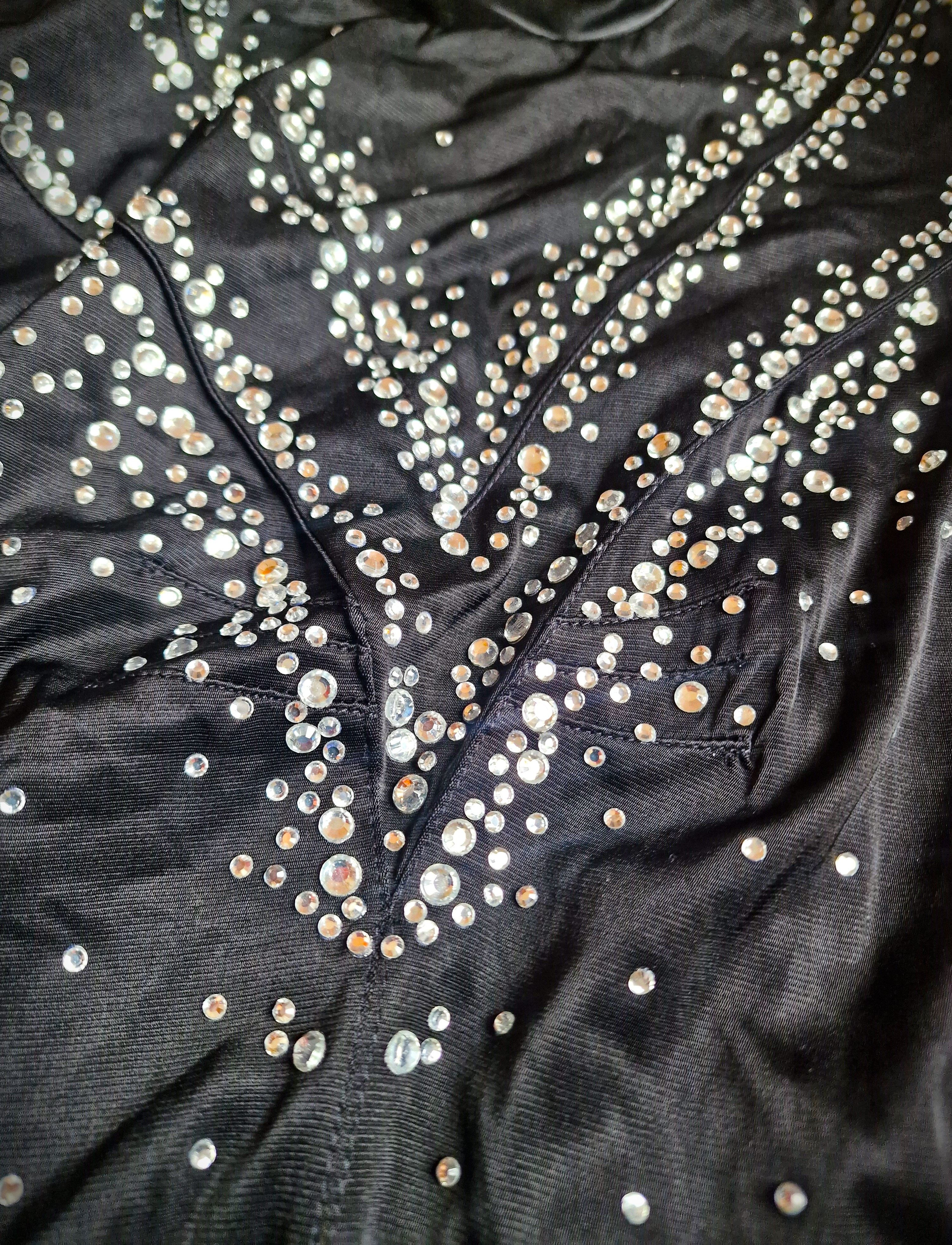 Paco Rabanne Paco Rabanne Crystal Shiny Rhinestone Strass Evening Gown Size M / US 6-8 / IT 42-44 - 6 Thumbnail