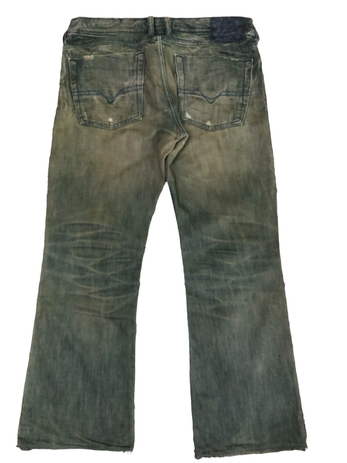Diesel Diesel Rusty Mudmax Distressed Boot Cut Denim Pants Size US 29 - 2 Thumbnail