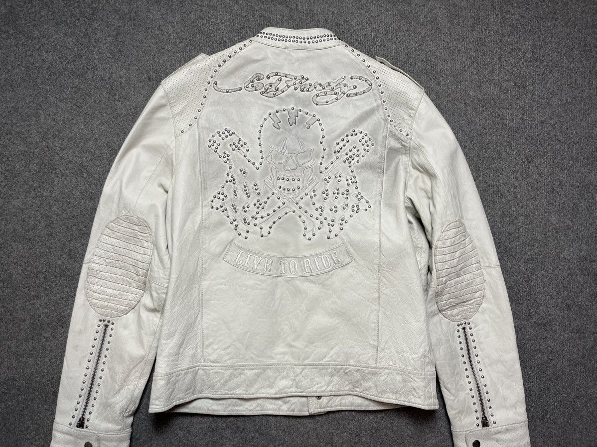 Ed Hardy Ed Hardy leather jacket Size US L / EU 52-54 / 3 - 4 Thumbnail