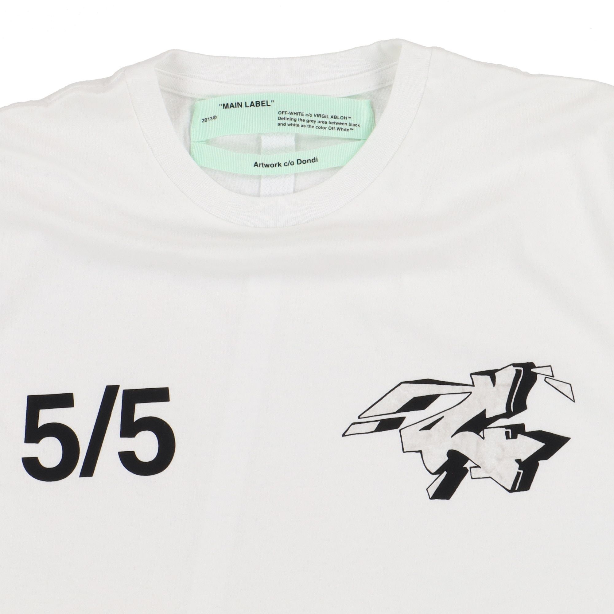 Off-White White Dondi Graffiti Wars Logo T-shirt Size US M / EU 48-50 / 2 - 6 Thumbnail