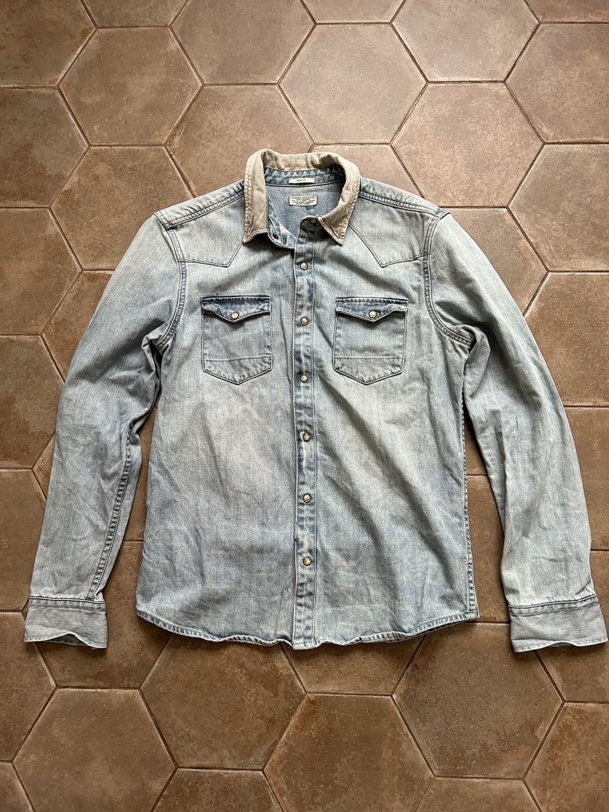 Allsaints ALL SAINT premium denim shirt western jeans Size US M / EU 48-50 / 2 - 1 Thumbnail
