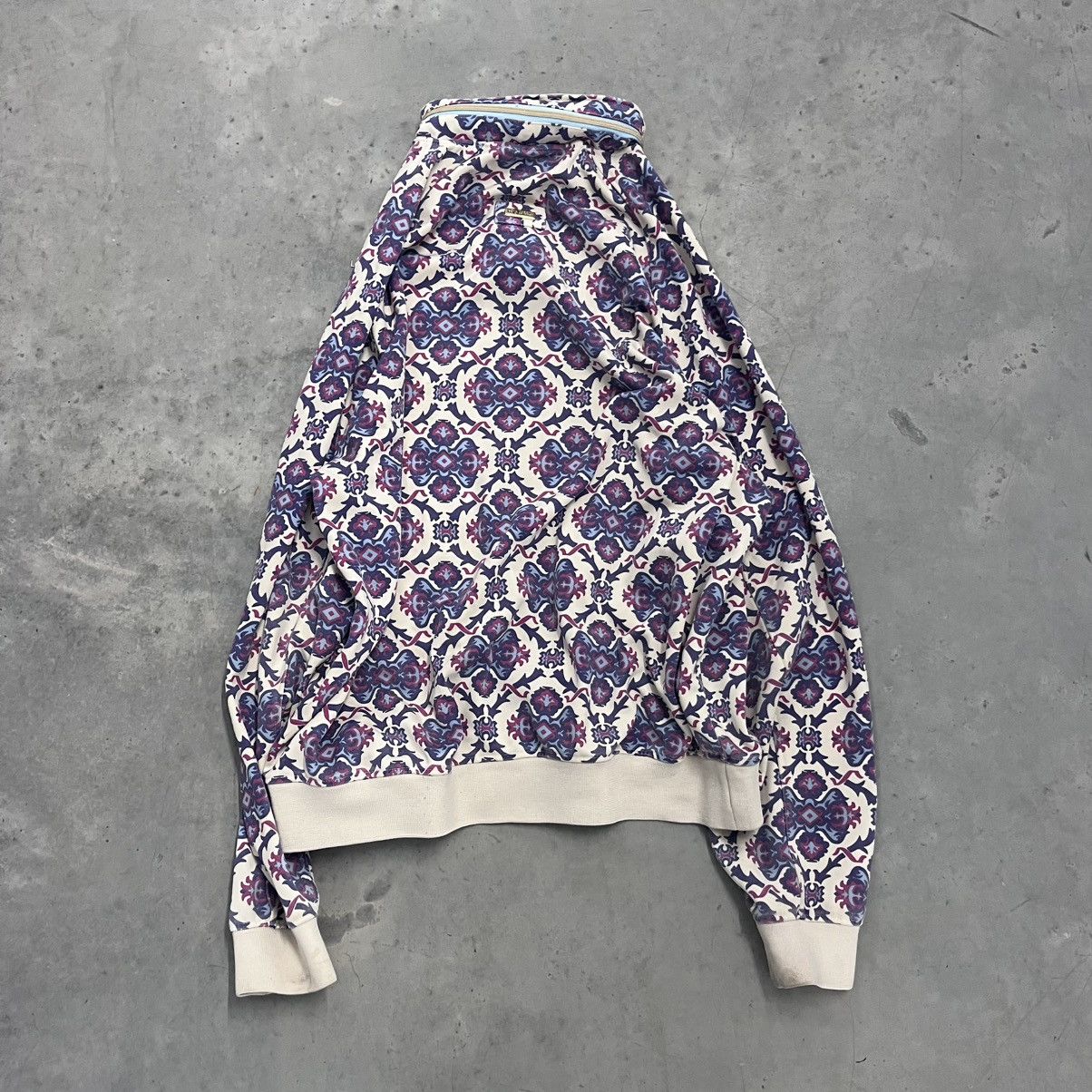 LRG × Vintage CRAZY LRG Y2K Zip up Floral Eastern Pattern Coat Rich XXL Size US XXL / EU 58 / 5 - 7 Thumbnail