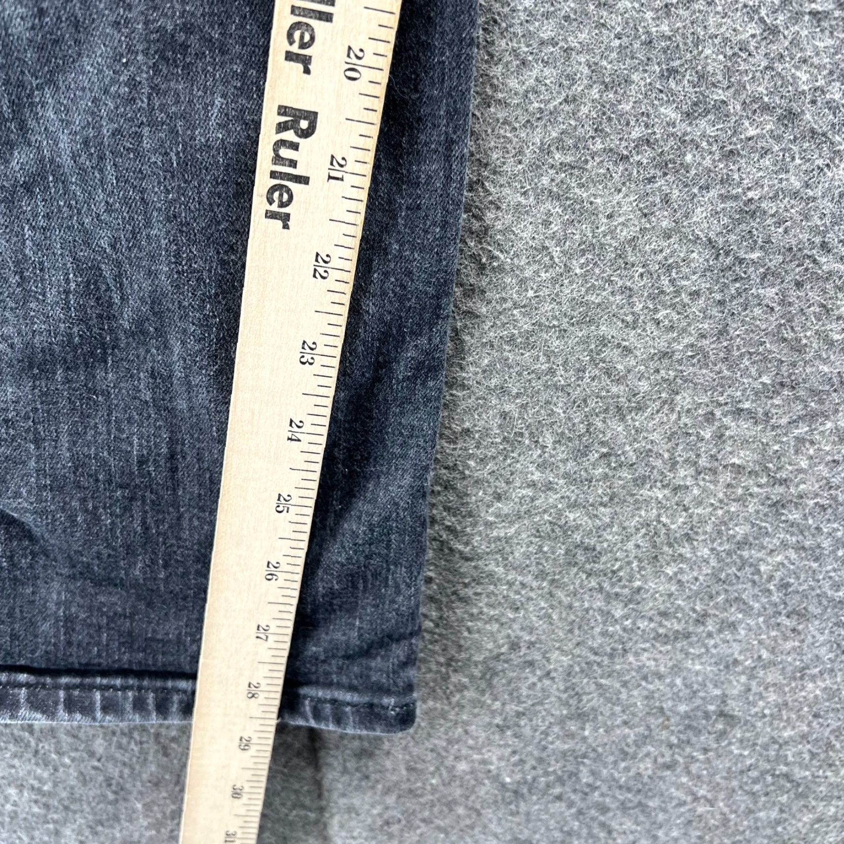 Polo Ralph Lauren Polo Ralph Lauren Jeans Men 36 Black Gray Straight Denim Pants VTG 5-Pocket Design Size US M / EU 48-50 / 2 - 4 Thumbnail
