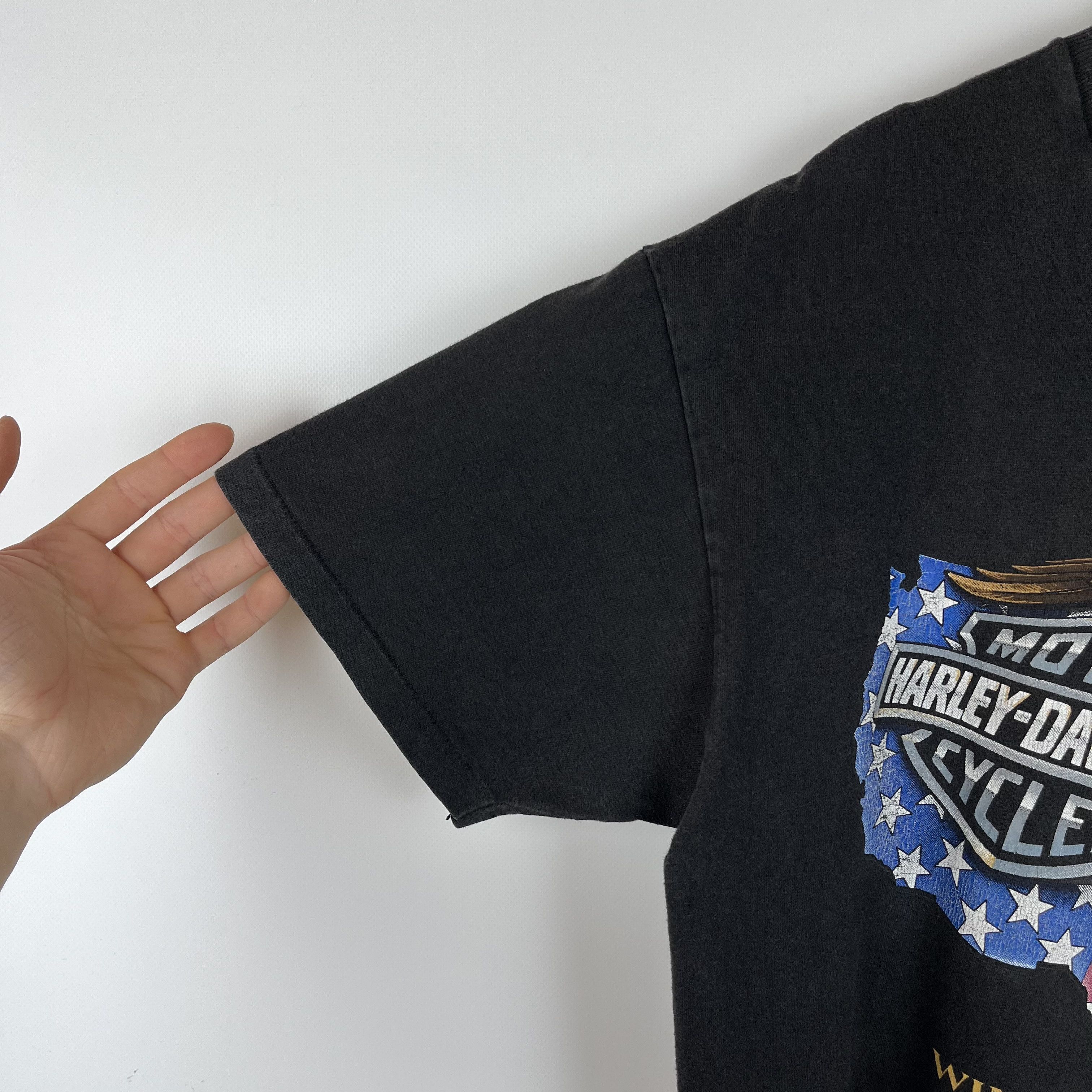 Harley Davidson Vintage Harley Davidson Wings Over America T Shirt 90’s Size US L / EU 52-54 / 3 - 12 Thumbnail