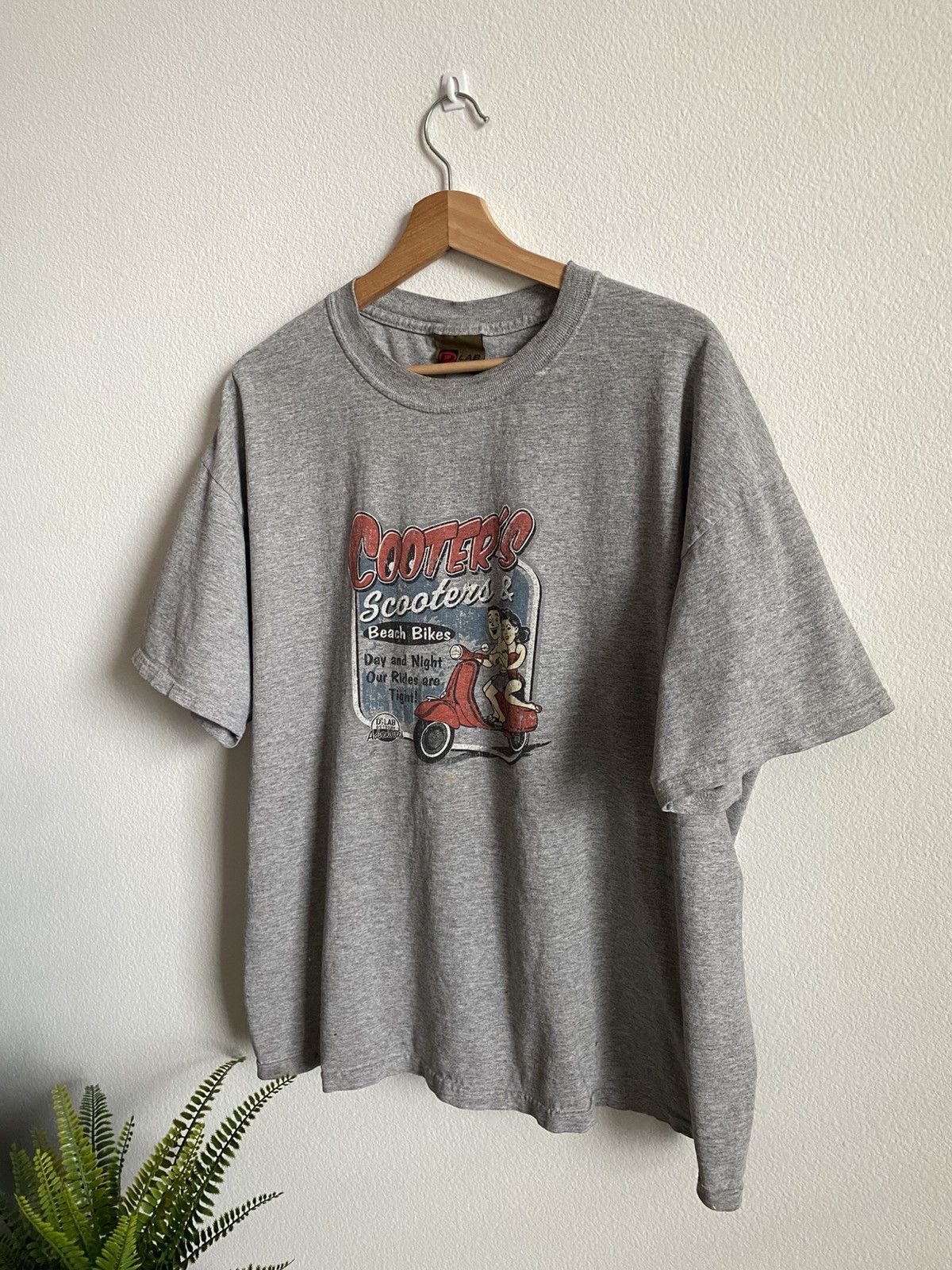 Vintage 00s Cooters & Scooters Funny Humor Tee Size US XL / EU 56 / 4 - 4 Thumbnail