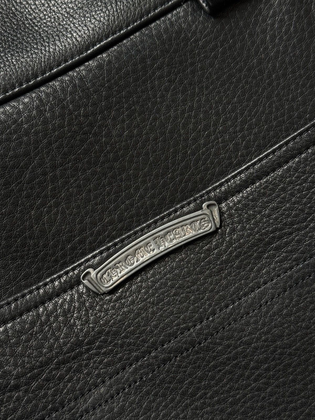 Chrome Hearts Chrome Hearts St.Barth Exclusive Leather FleurKnee Carpenter Size US 36 / EU 52 - 11 Thumbnail