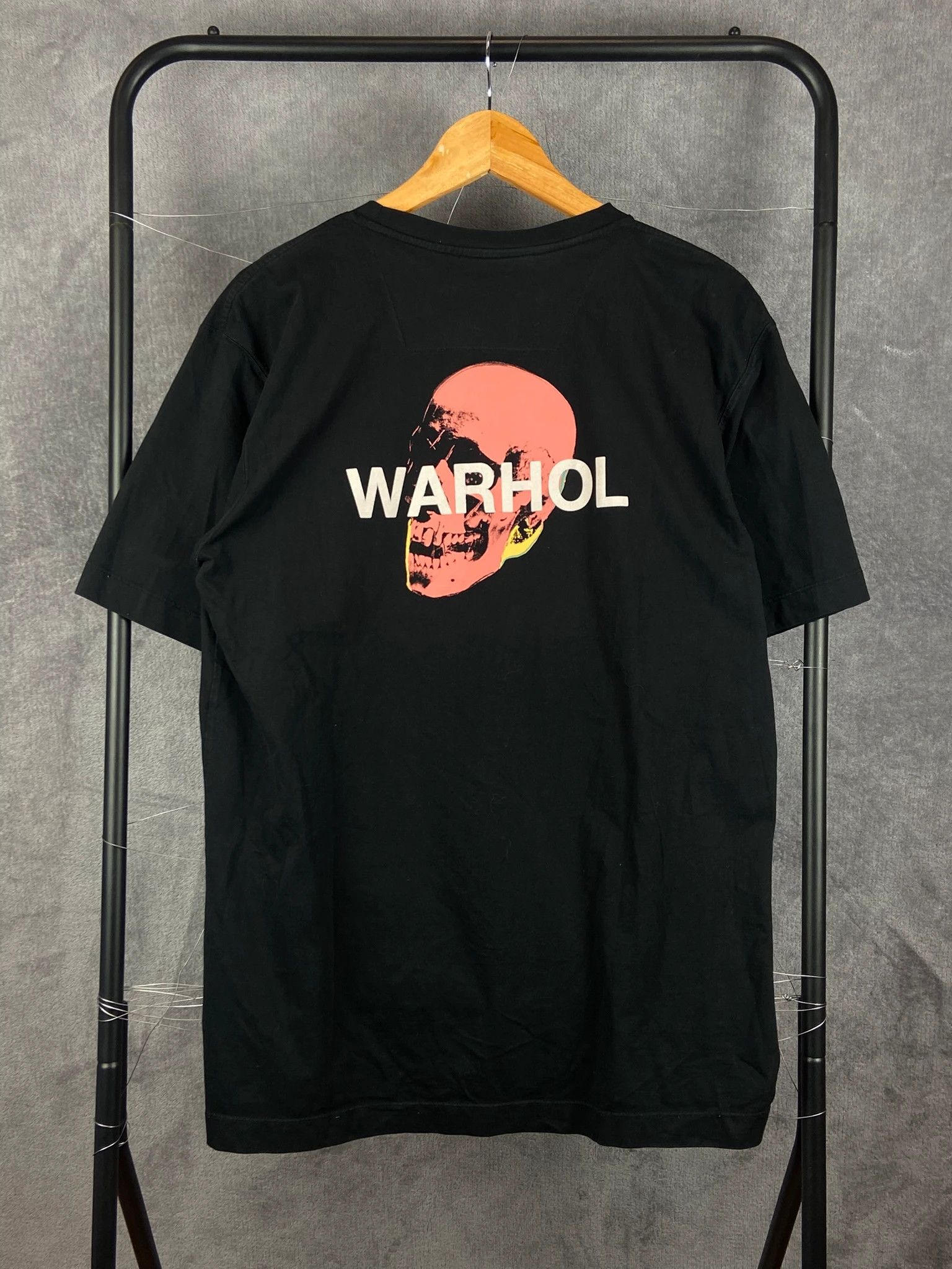 Zara Zara x Andy Warhol Black Skull Graphic Tee L Size US L / EU 52-54 / 3 - 1 Thumbnail