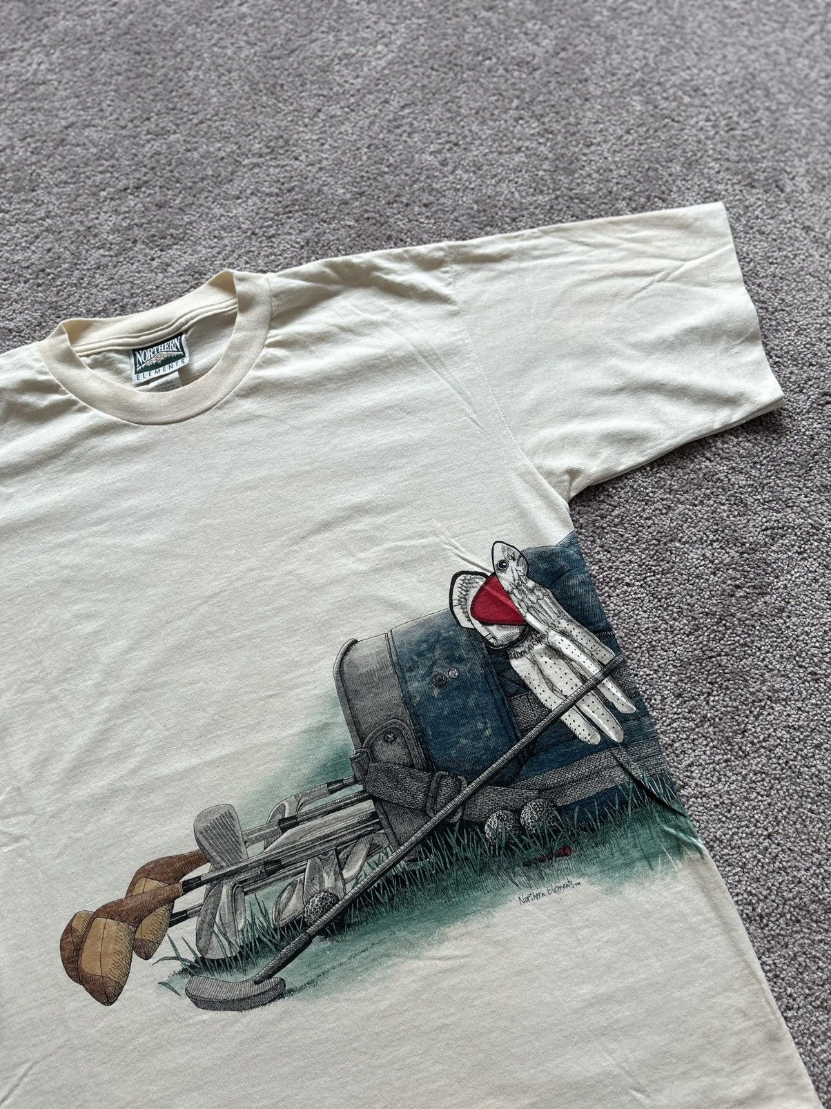 Northern Reflections Single Stitch Northern Elements Golf All Over Graphic Tee Size US M / EU 48-50 / 2 - 2 Thumbnail