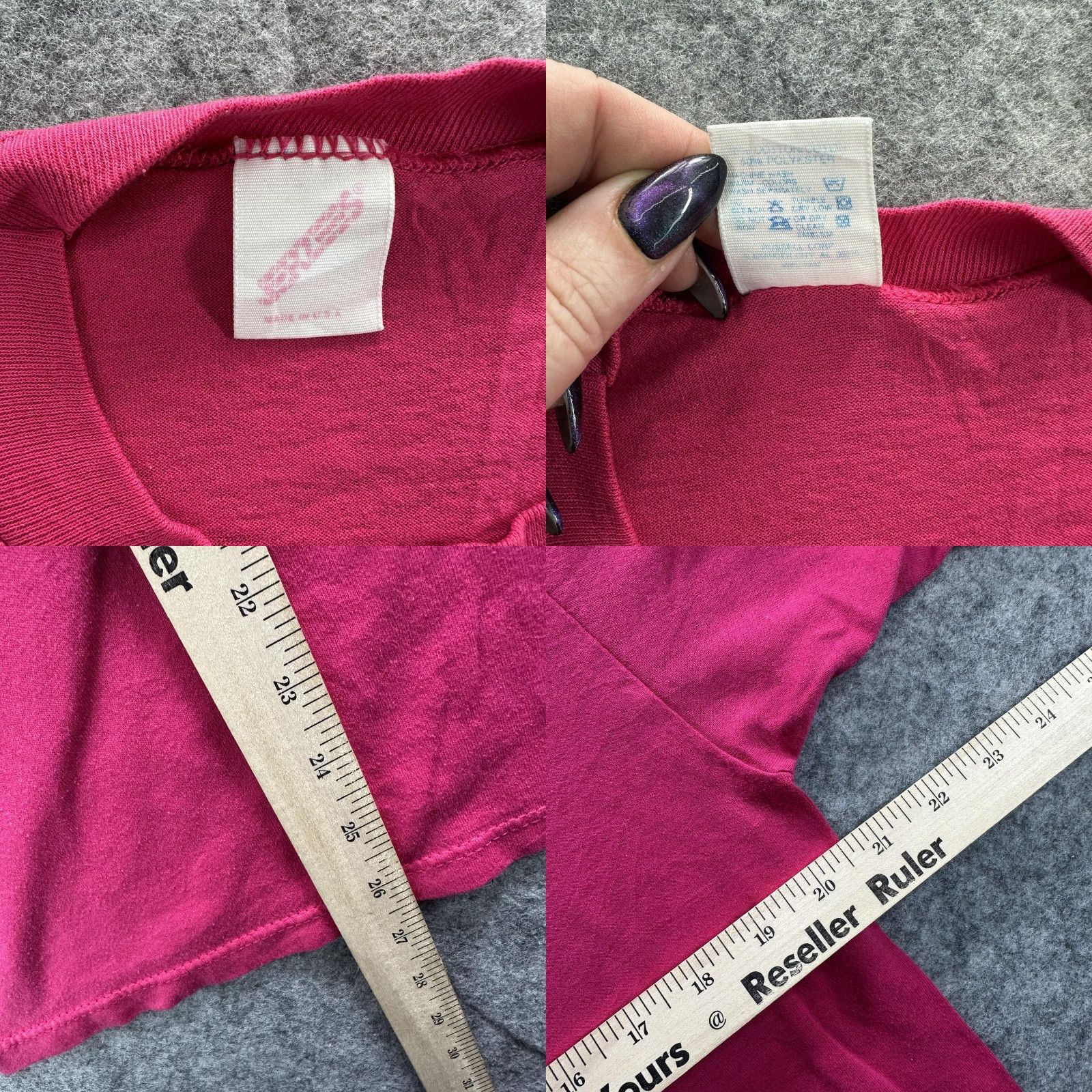 Jerzees VINTAGE Jerzees T-Shirt Mens Medium Pink Our Lady of Mercy Hospital Volunteers Graphic 90s Size US M / EU 48-50 / 2 - 8 Thumbnail