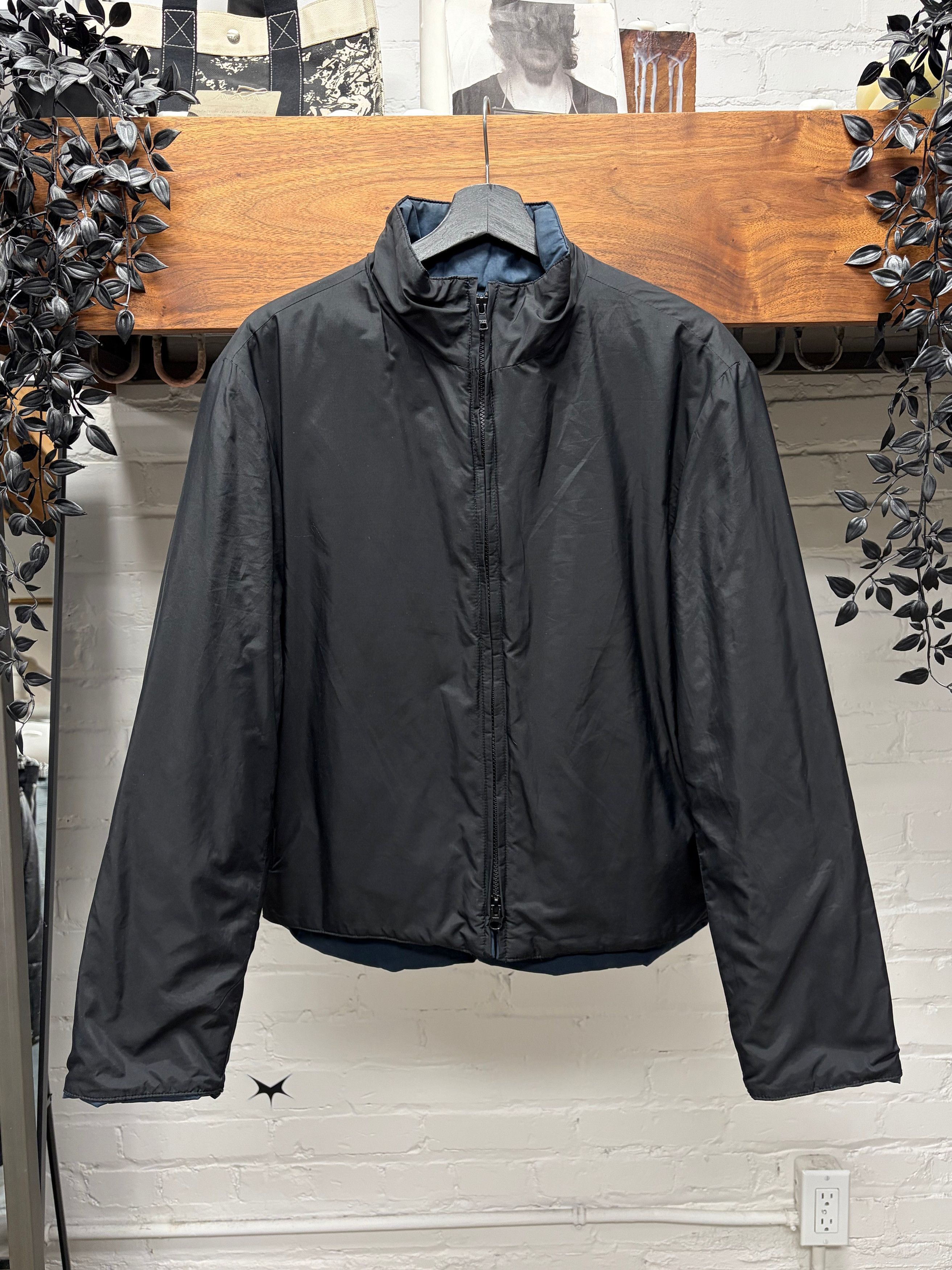 Gucci 2000s Gucci Reversible Black/Blue Two Way Zip Jacket Size US M / EU 48-50 / 2 - 1 Thumbnail
