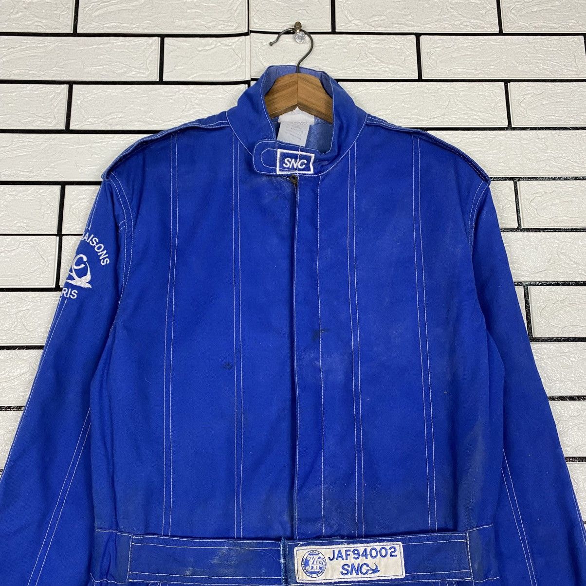 Japanese Brand Combinaisons SNC Paris Coverall Racing Big Logo Made France Size US 32 / EU 48 - 4 Thumbnail