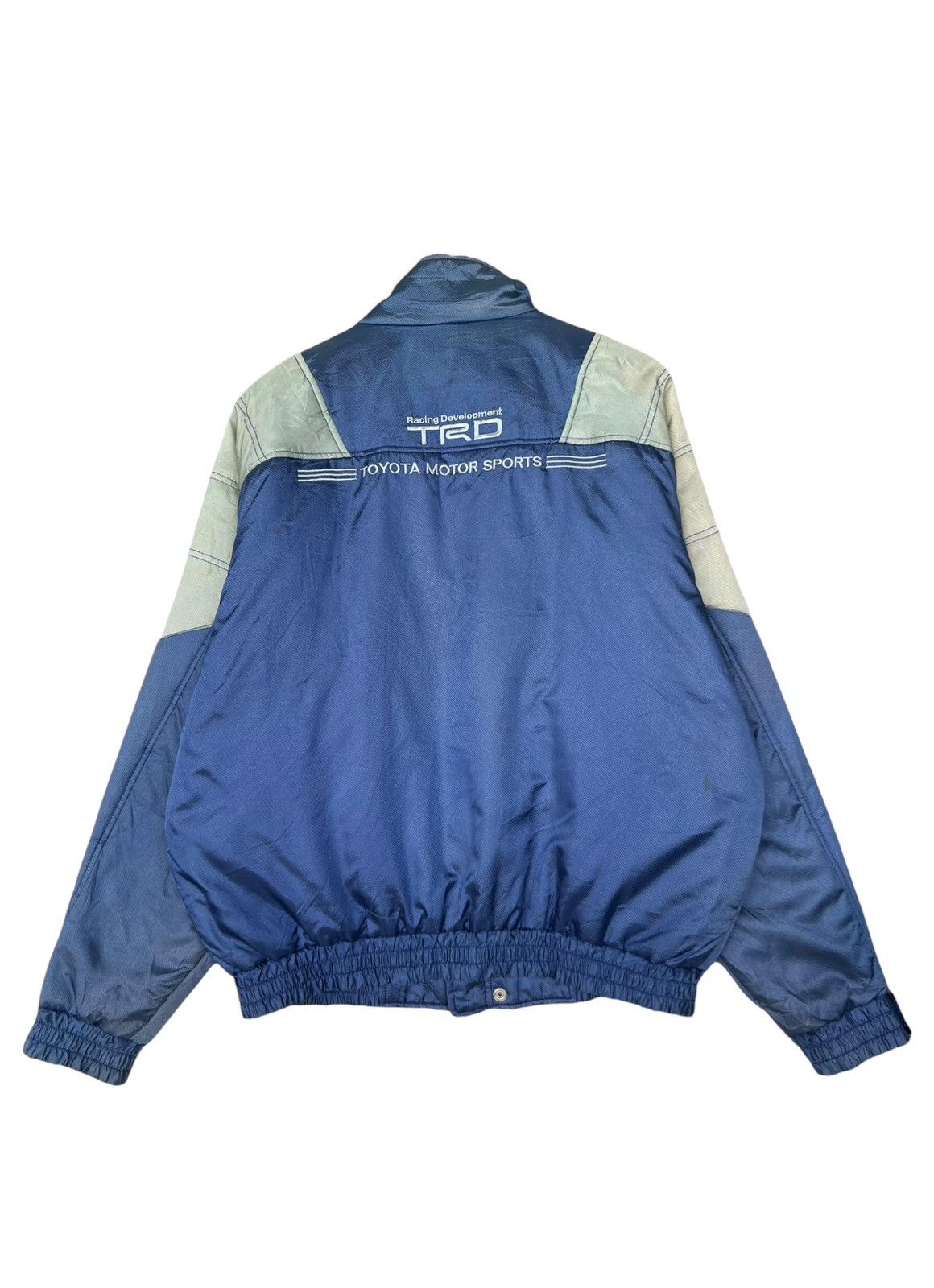 Vintage Vintage Toyota TRD Spellout Embroidered Bomber Jacket Size US L / EU 52-54 / 3 - 3 Thumbnail