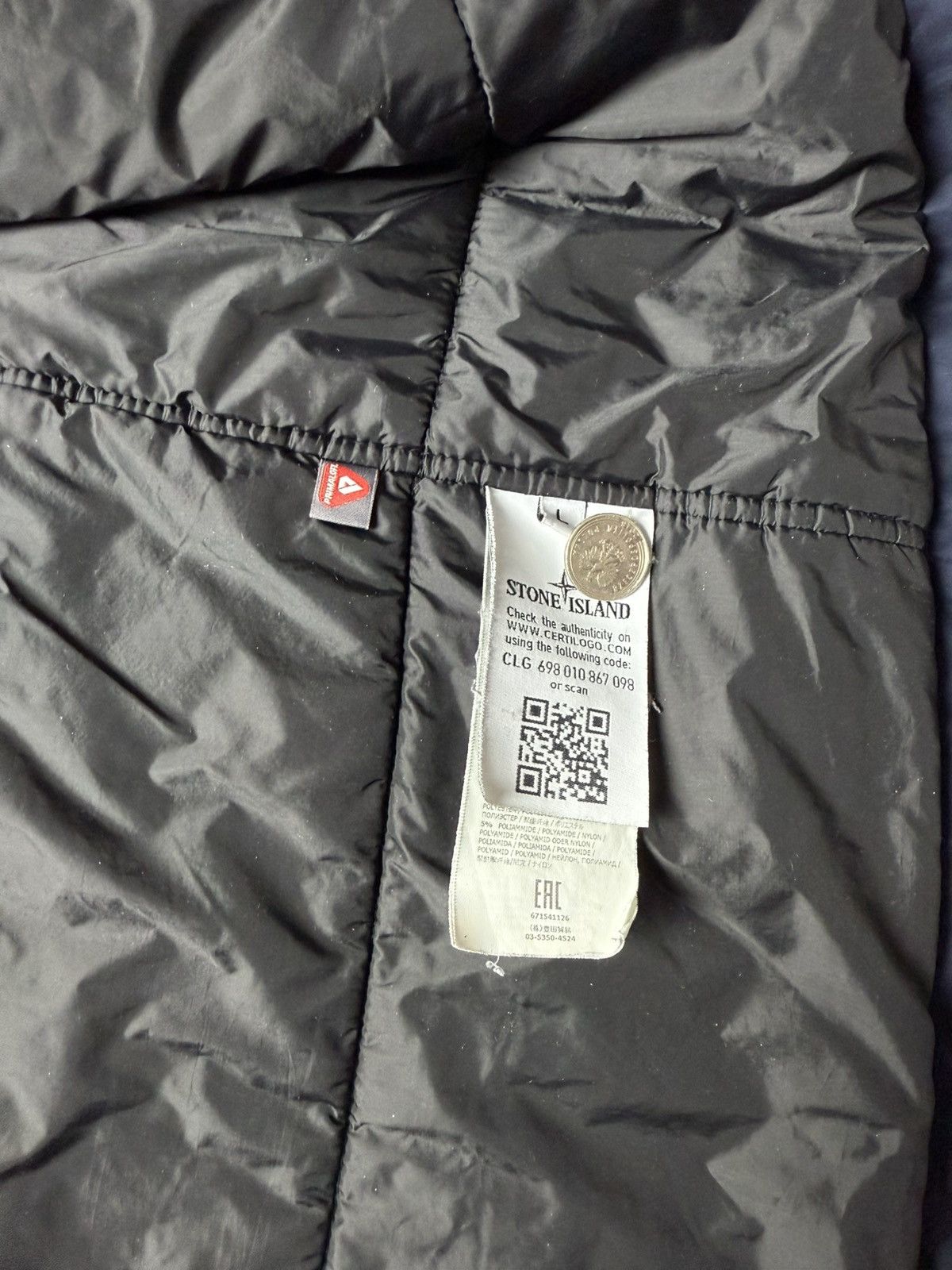 Stone Island Stone Island Micro Reps PrimaLoft Nylon Jacket Size US L / EU 52-54 / 3 - 9 Thumbnail