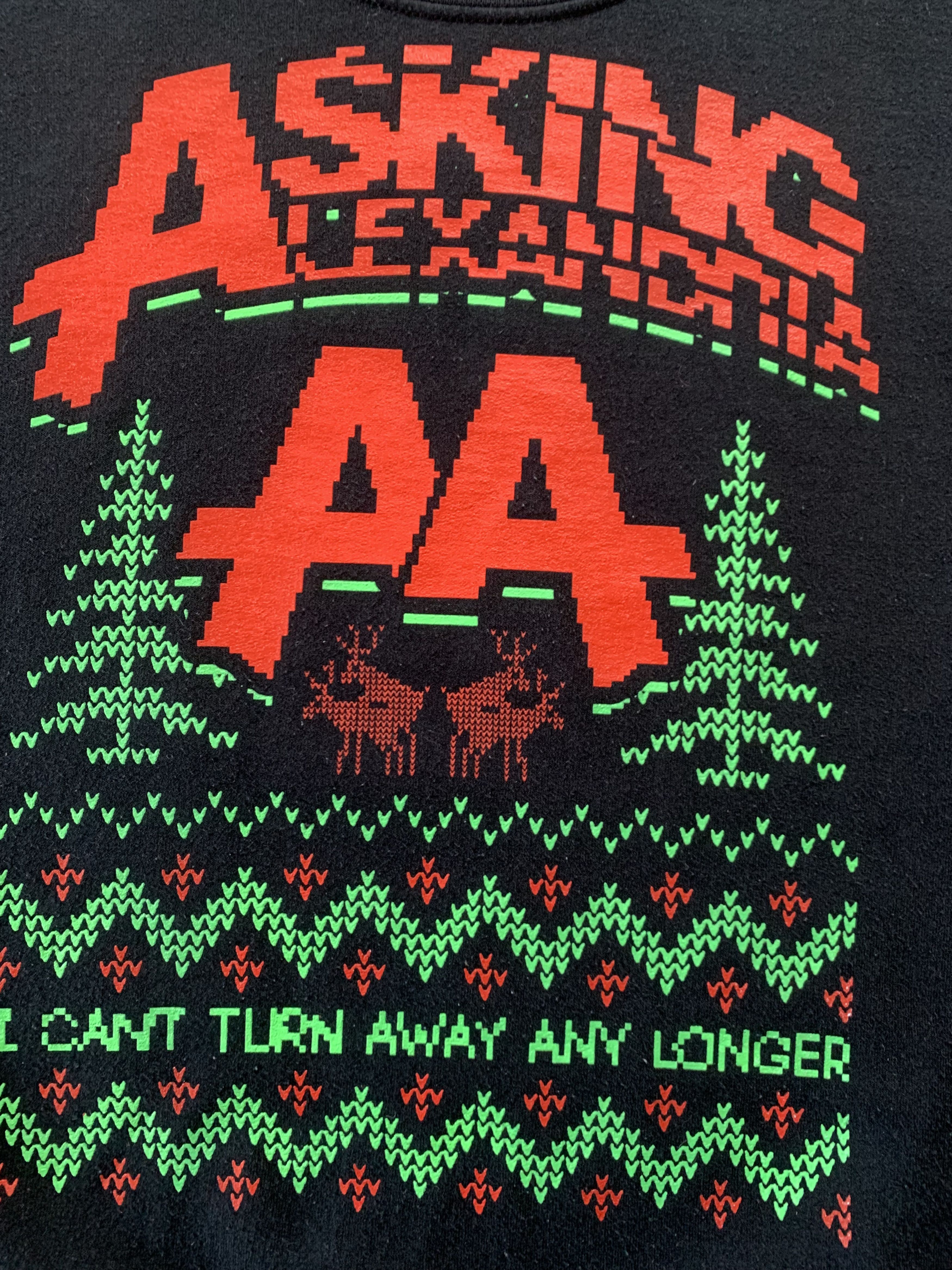 Gildan Vintage Asking Alexandria Christmas Parody Sweatshirt Size US M / EU 48-50 / 2 - 5 Thumbnail