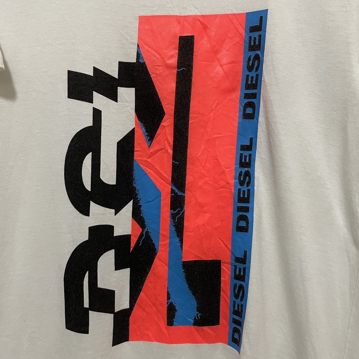 Diesel × Vintage Vintage Y2K Diesel Nice Design T Shirt Size US M / EU 48-50 / 2 - 2 Thumbnail