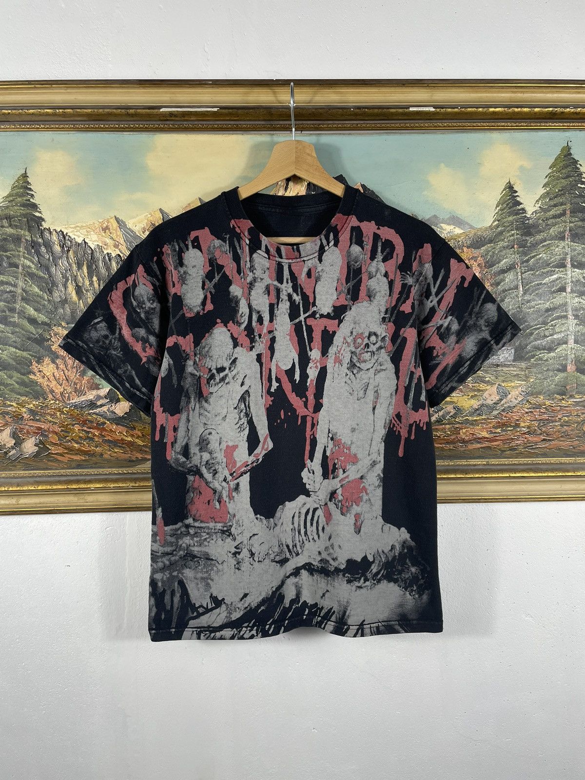 Vintage Retro 00s Cannibal Corpse All Over Print AOP T Shirt