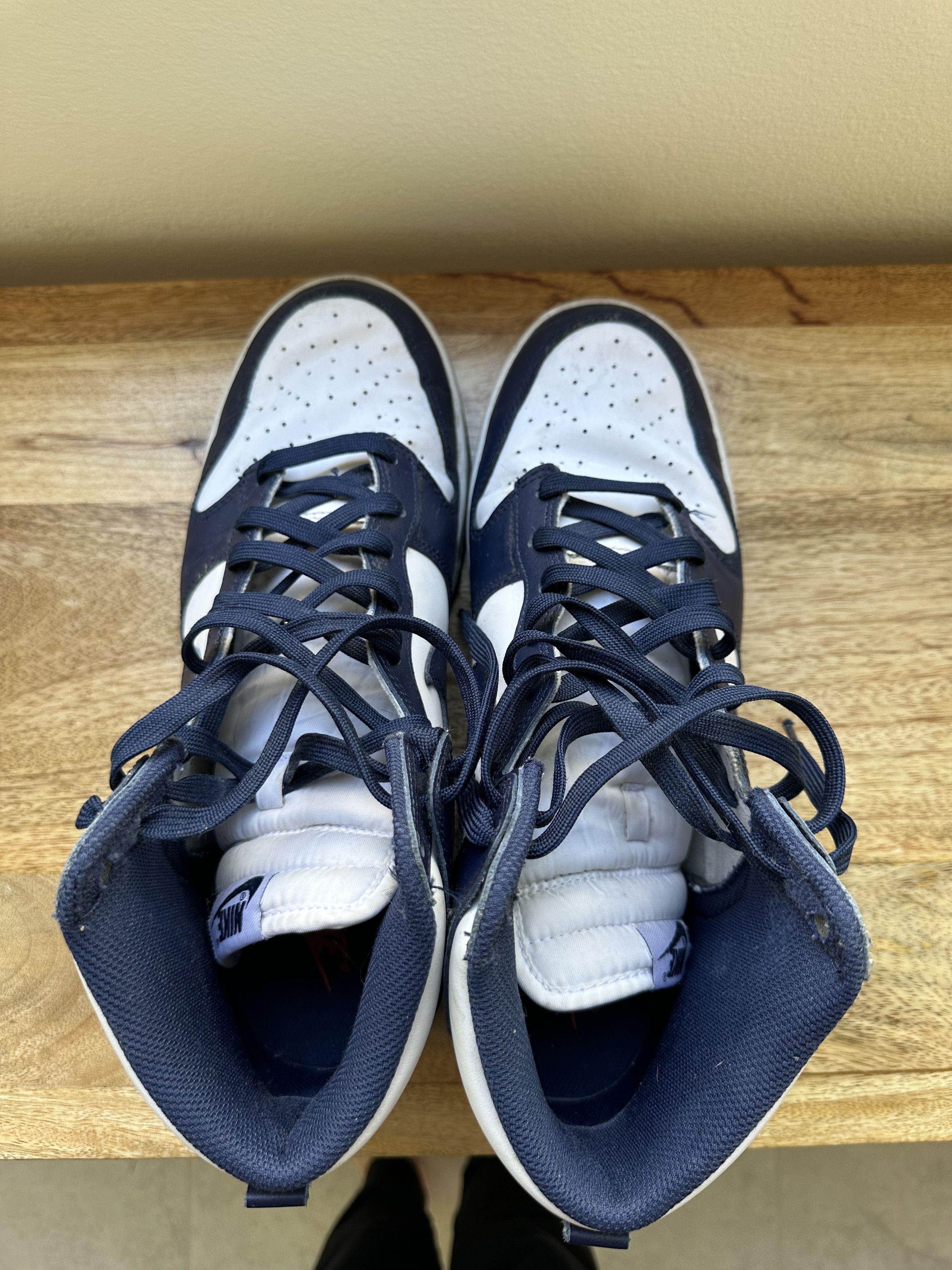 Nike Nike Dunk High Navy Size US 11 / EU 44 - 5 Thumbnail