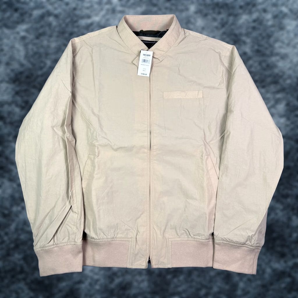 Todd Snyder Todd Snyder Jacket Mens L Beige Members Stone Khaki Full Zip Performance Bomber NEW Size US L / EU 52-54 / 3 - 1 Thumbnail